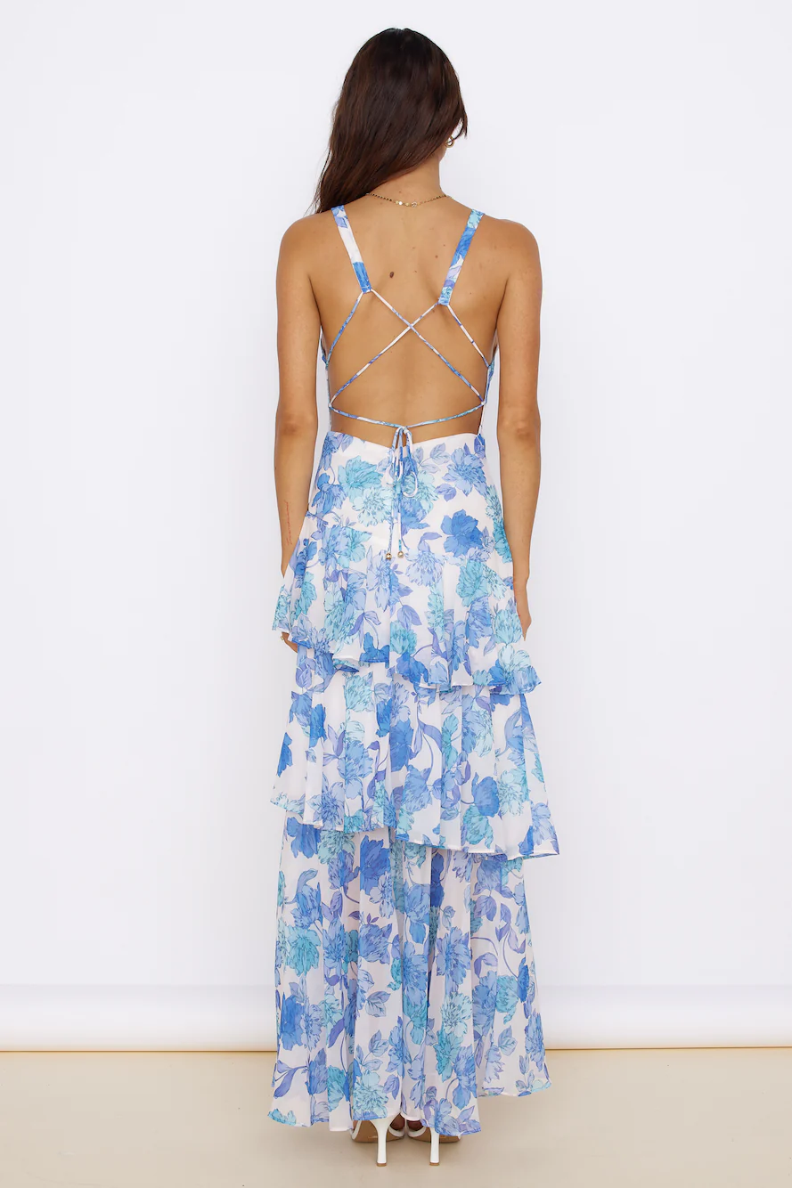 Foolish One Maxi Dress Blue