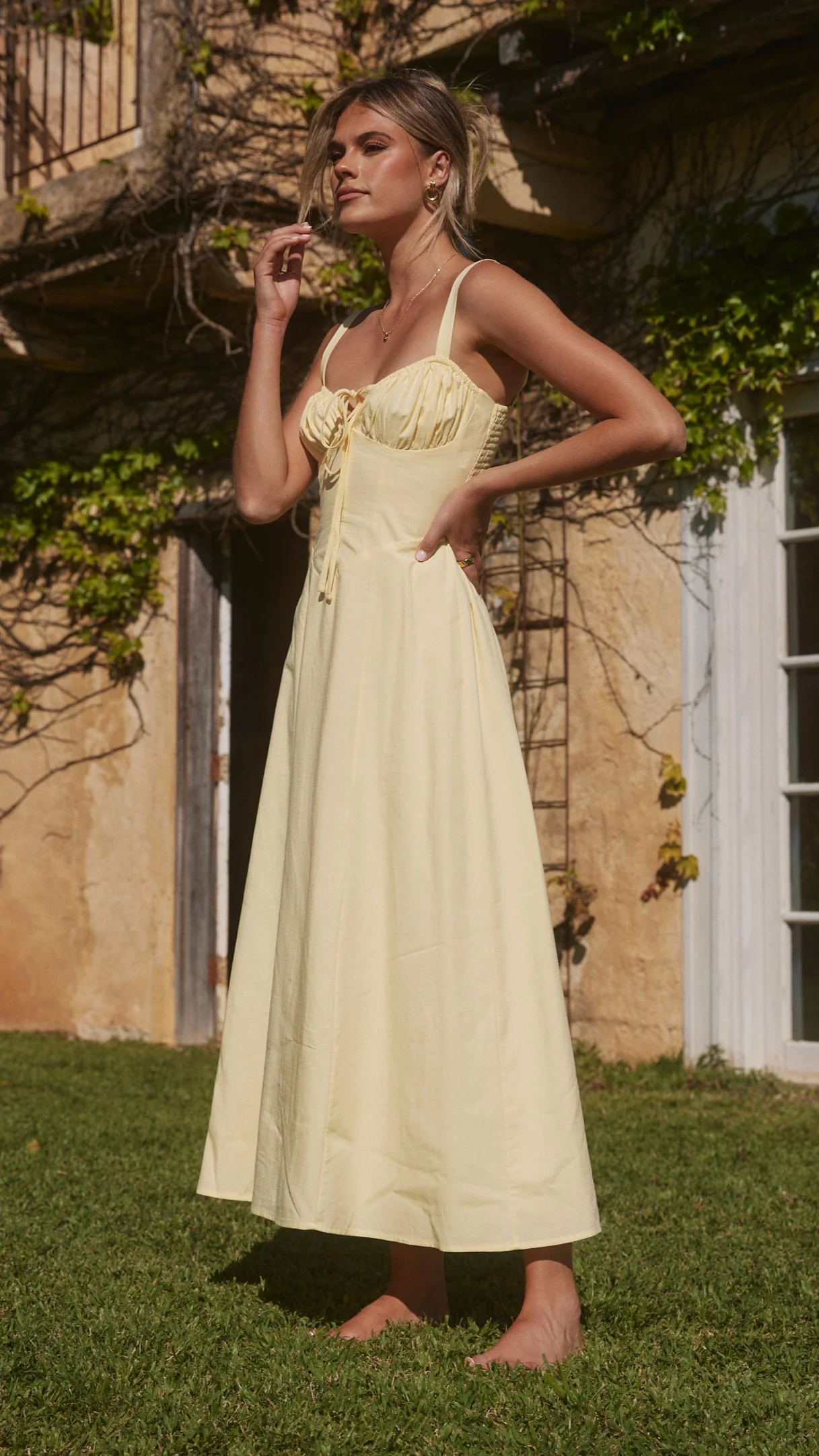 Emalee Maxi Dress - Yellow