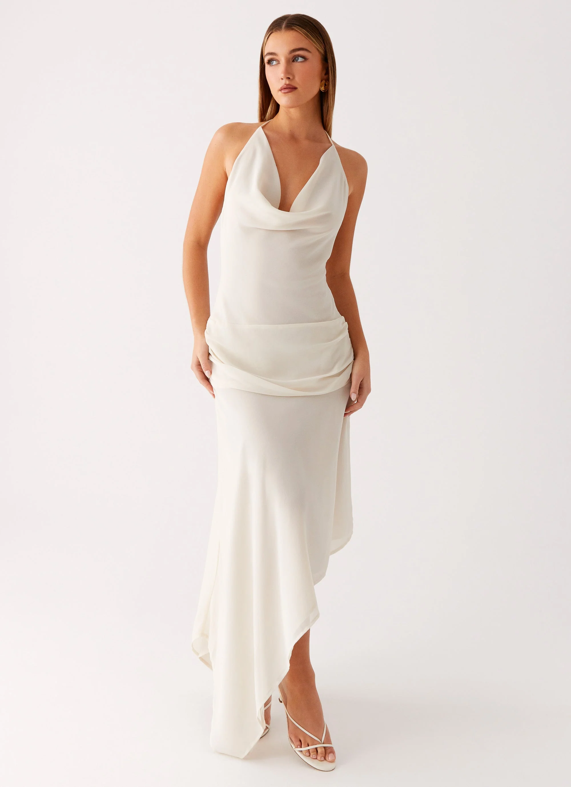 Nyra Midi Dress - Cream