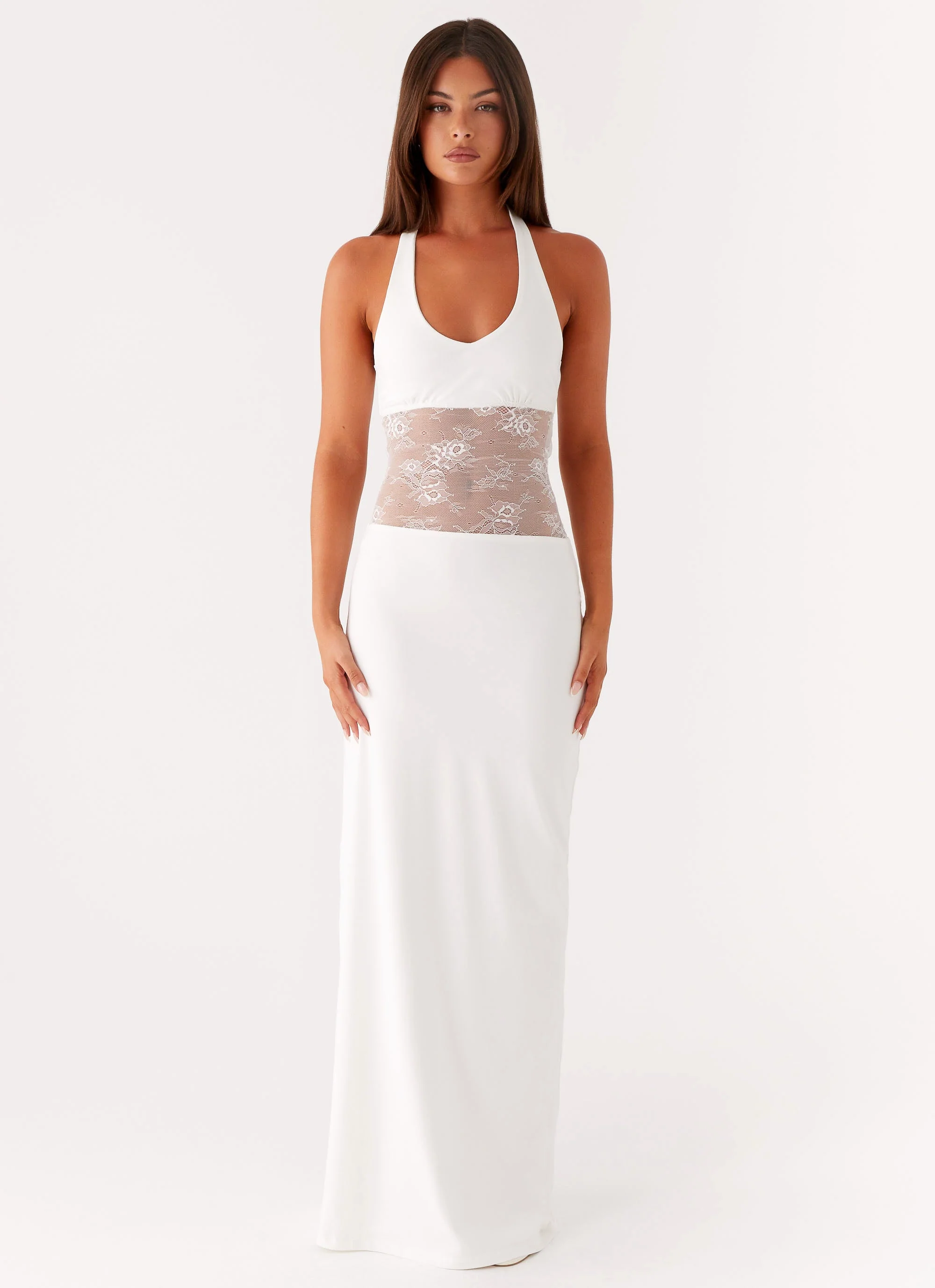 Main Focus Maxi Dress - White