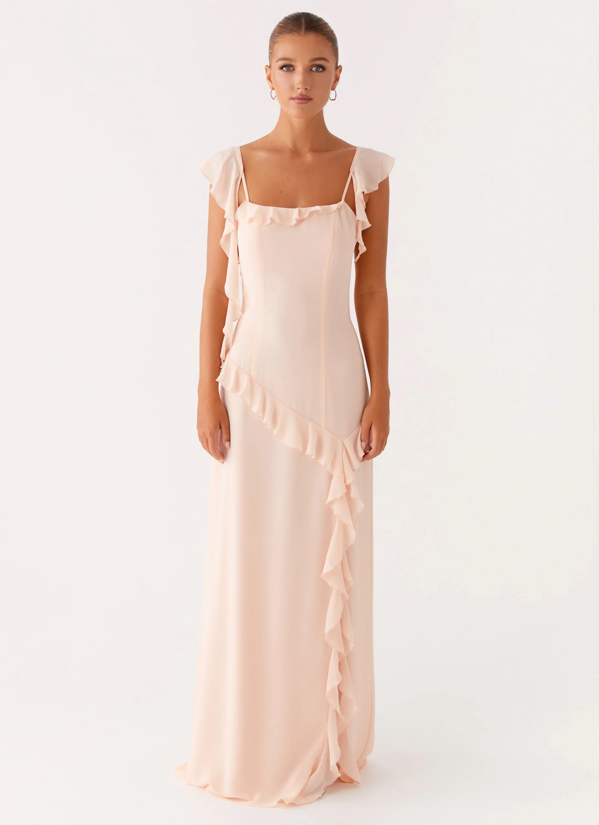 Naya Maxi Dress - Peach
