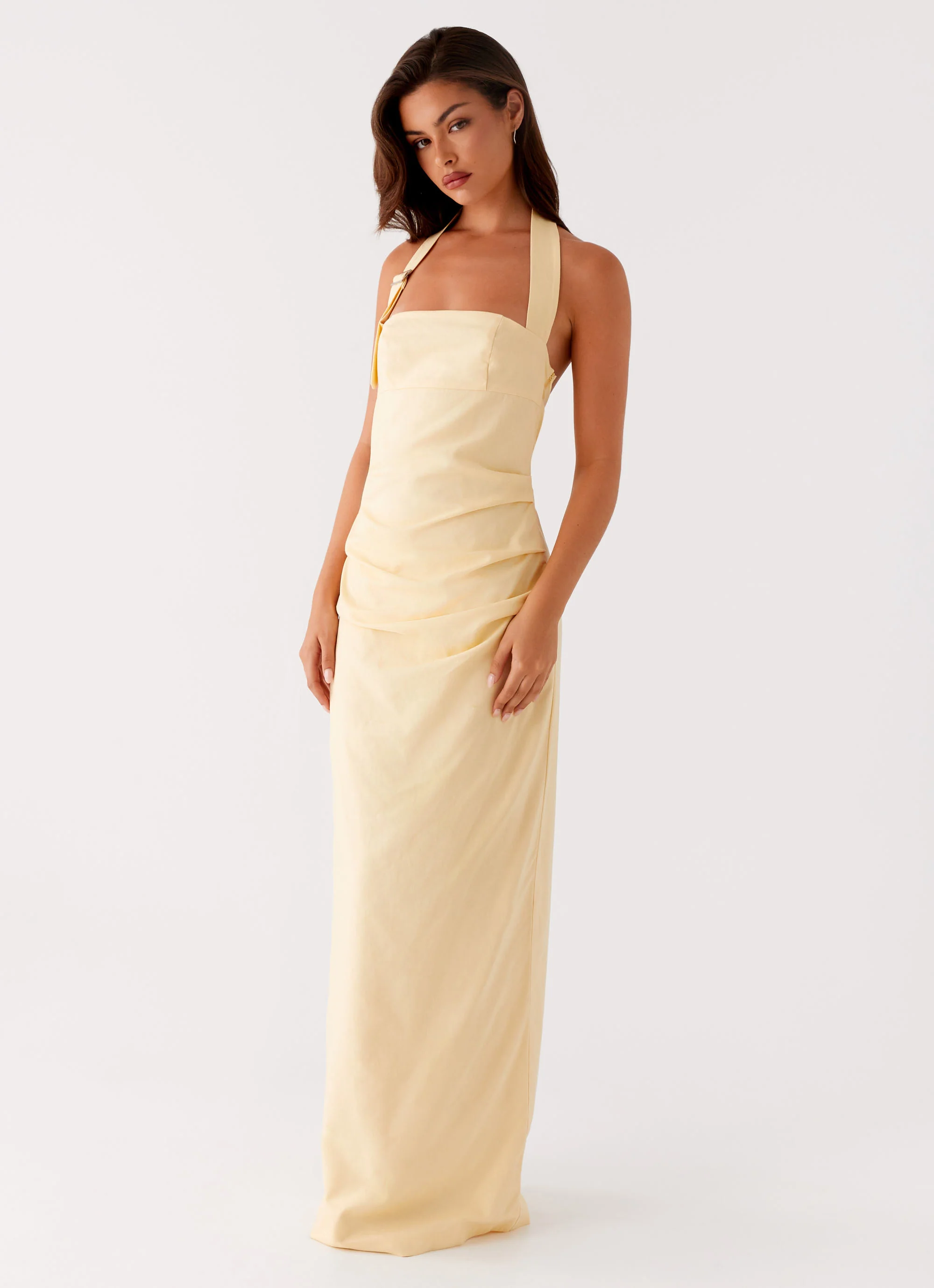 Rumour Has it Maxi Dress - Yellow