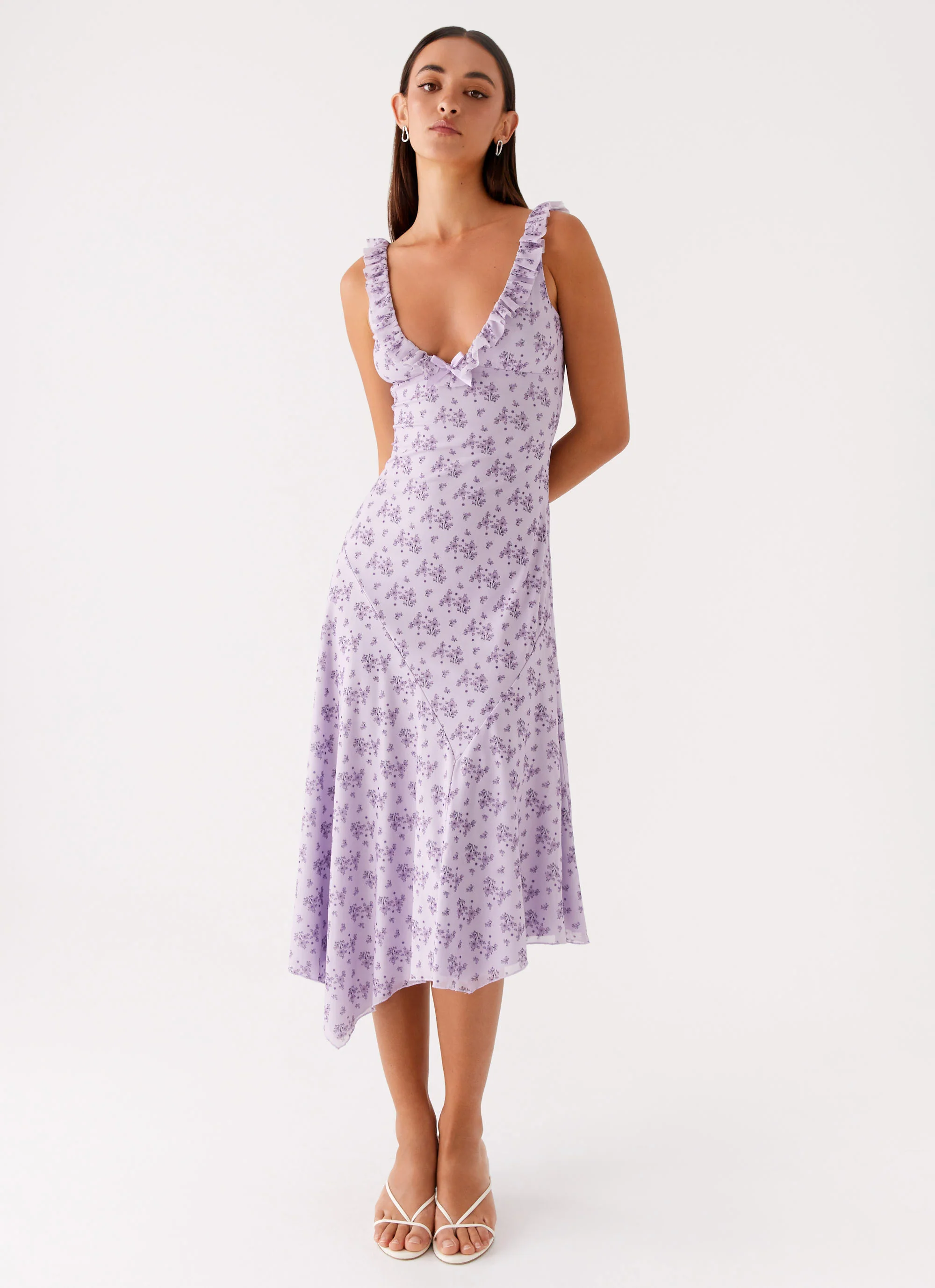 Asteri Midi Dress - Lavender Meadow