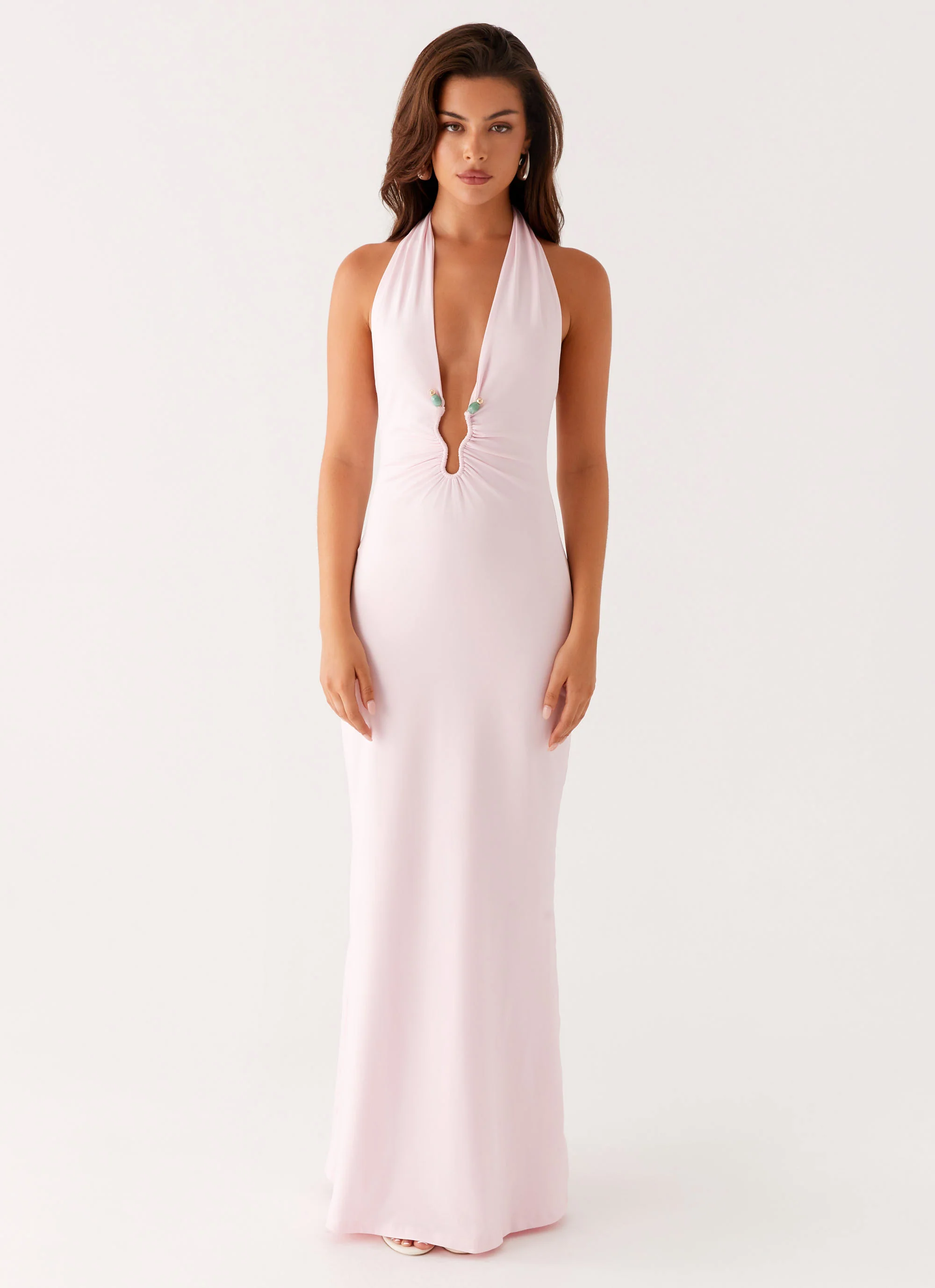 Nicola Maxi Dress - Pink