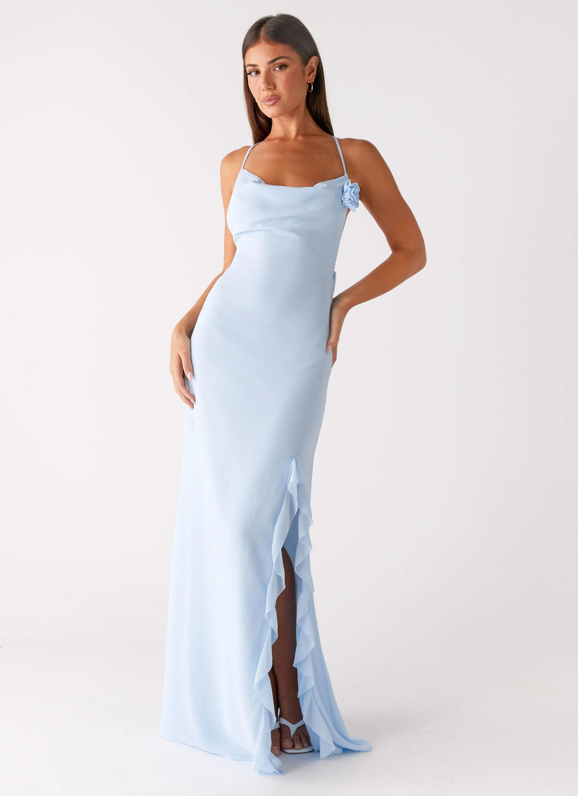 First Class Maxi Dress - Blue
