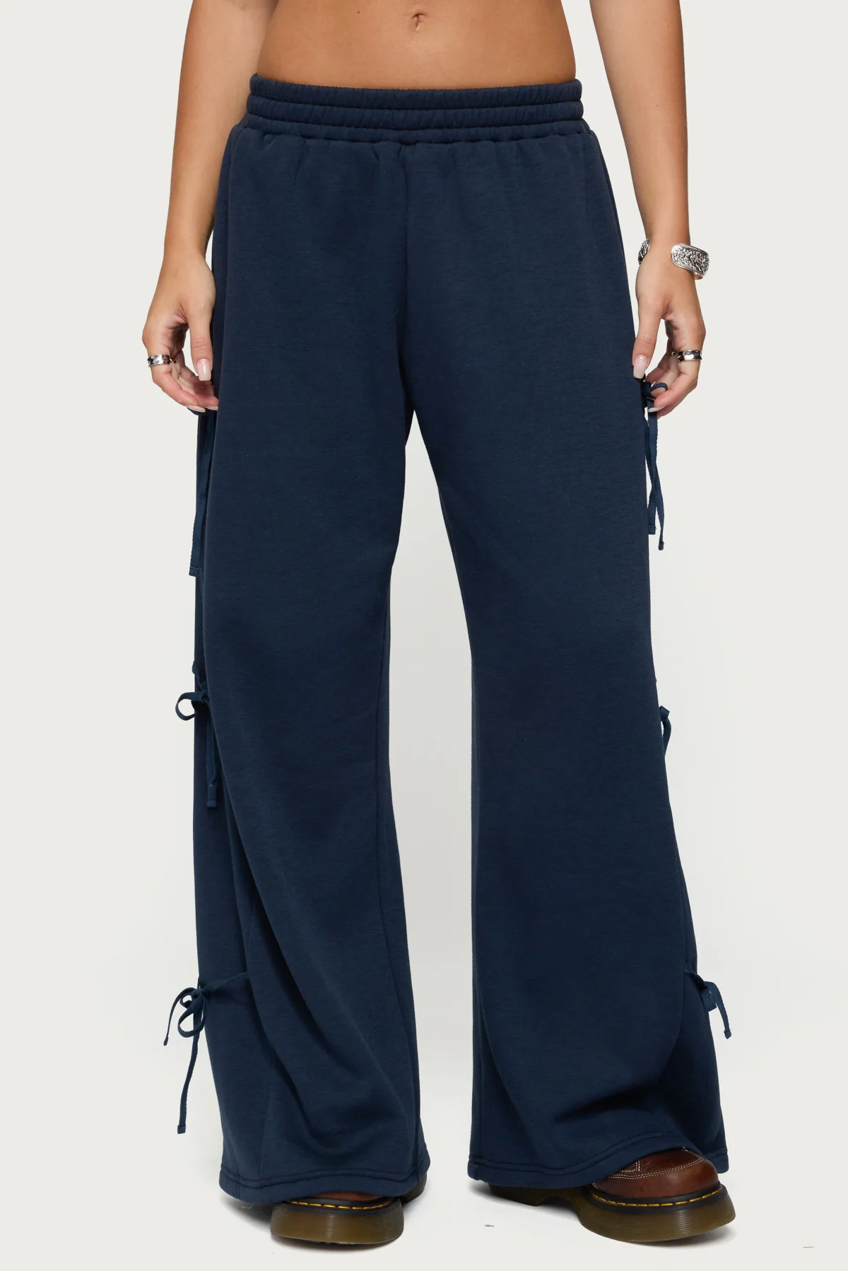 Claudette Baggy Ribbon Sweatpants