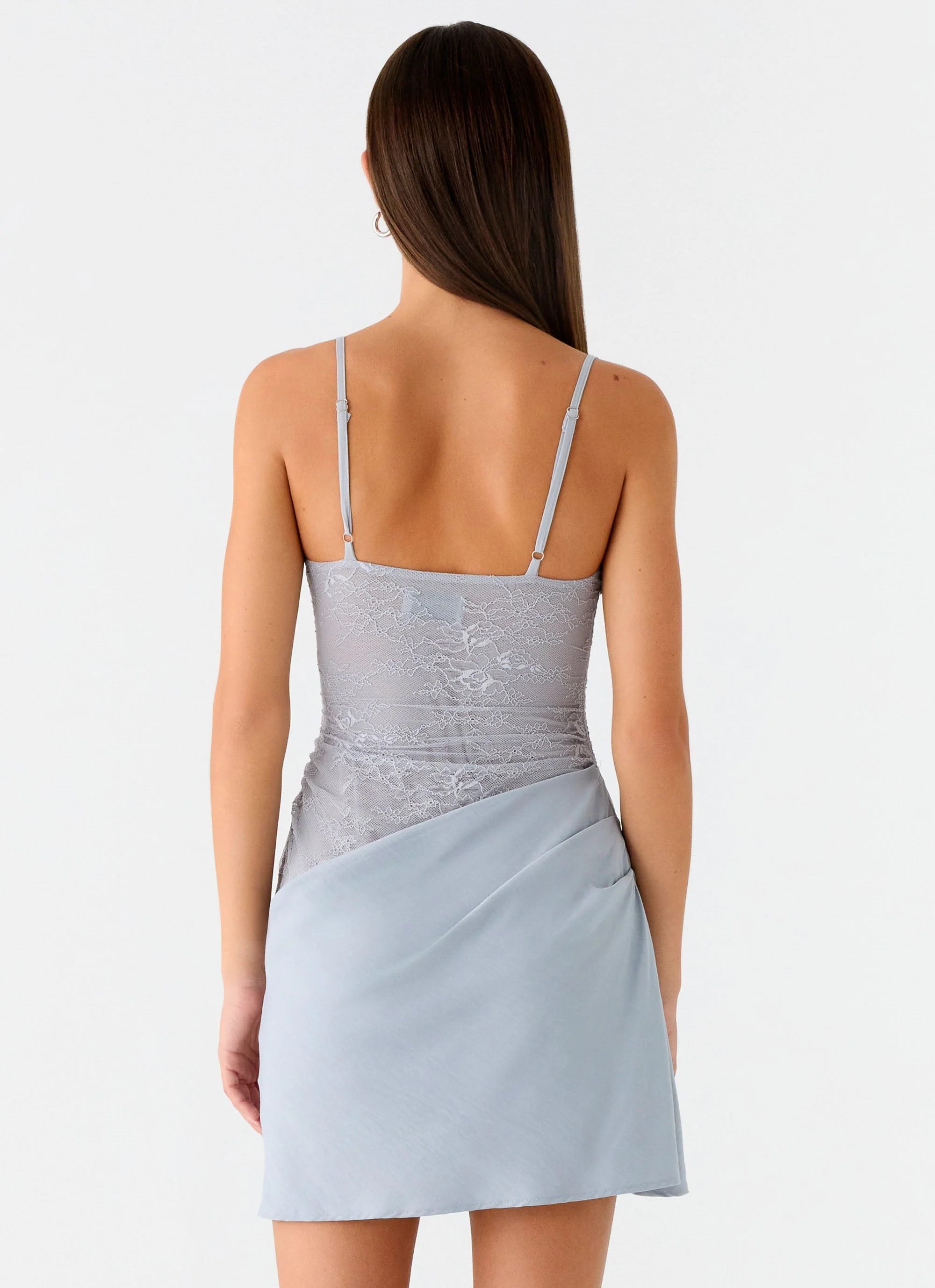 Romy Mini Dress - Grey