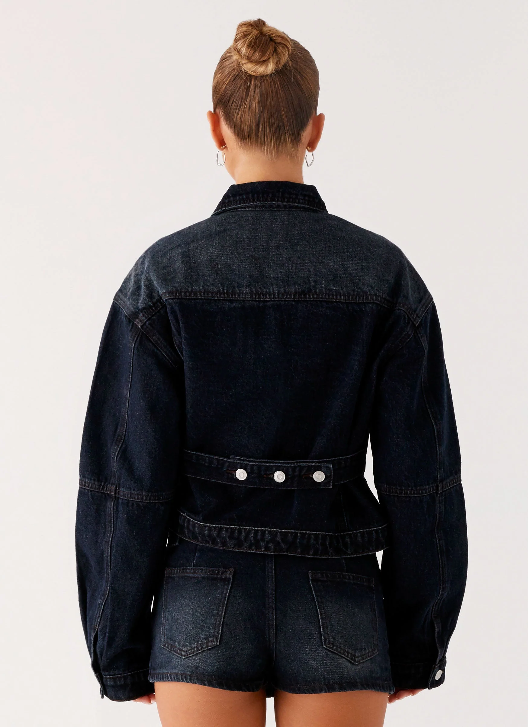 Tropics Denim Jacket - Washed Dark Blue