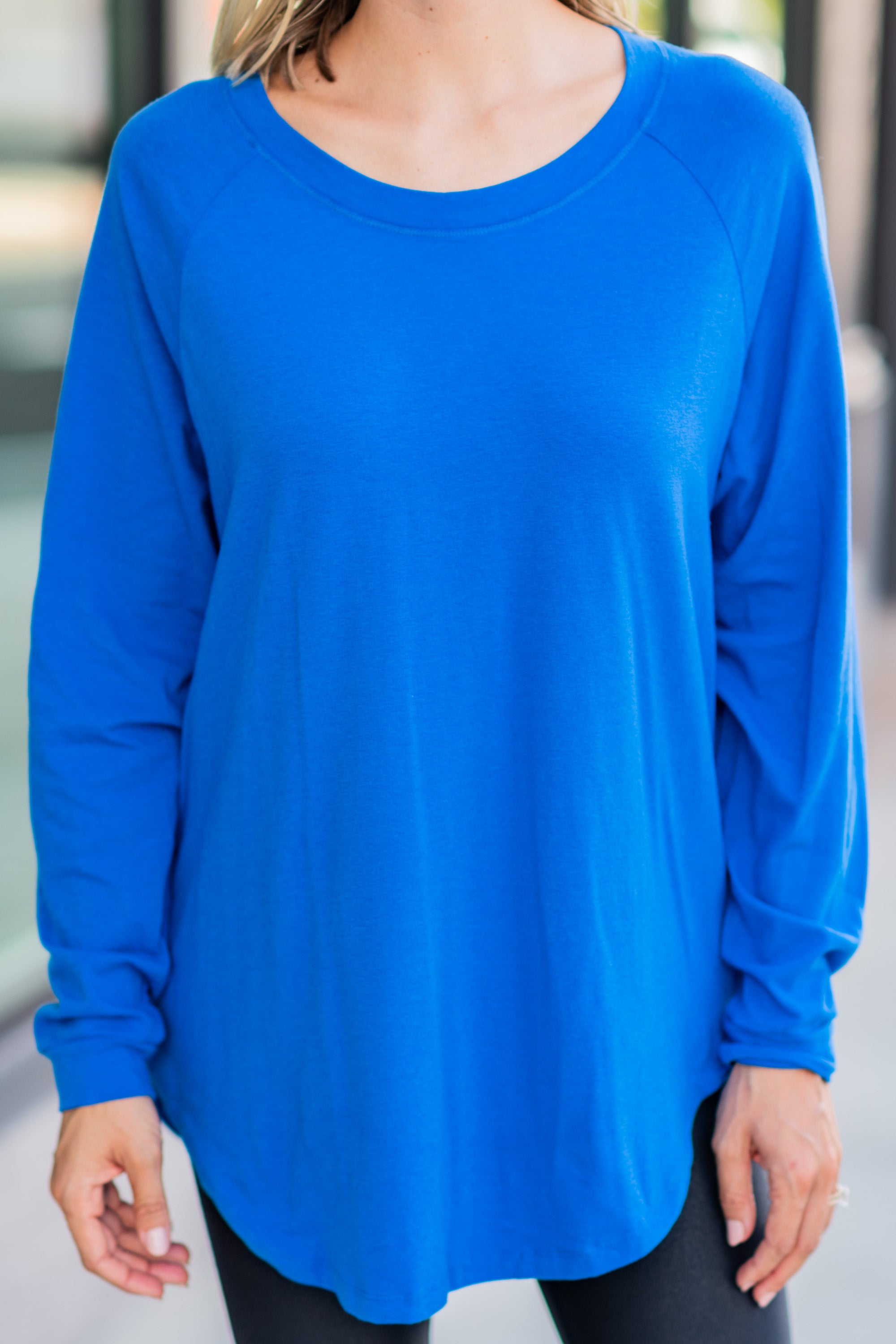 CHIRNAISHOP - Easy Like Sunday Cobalt Blue Tunic