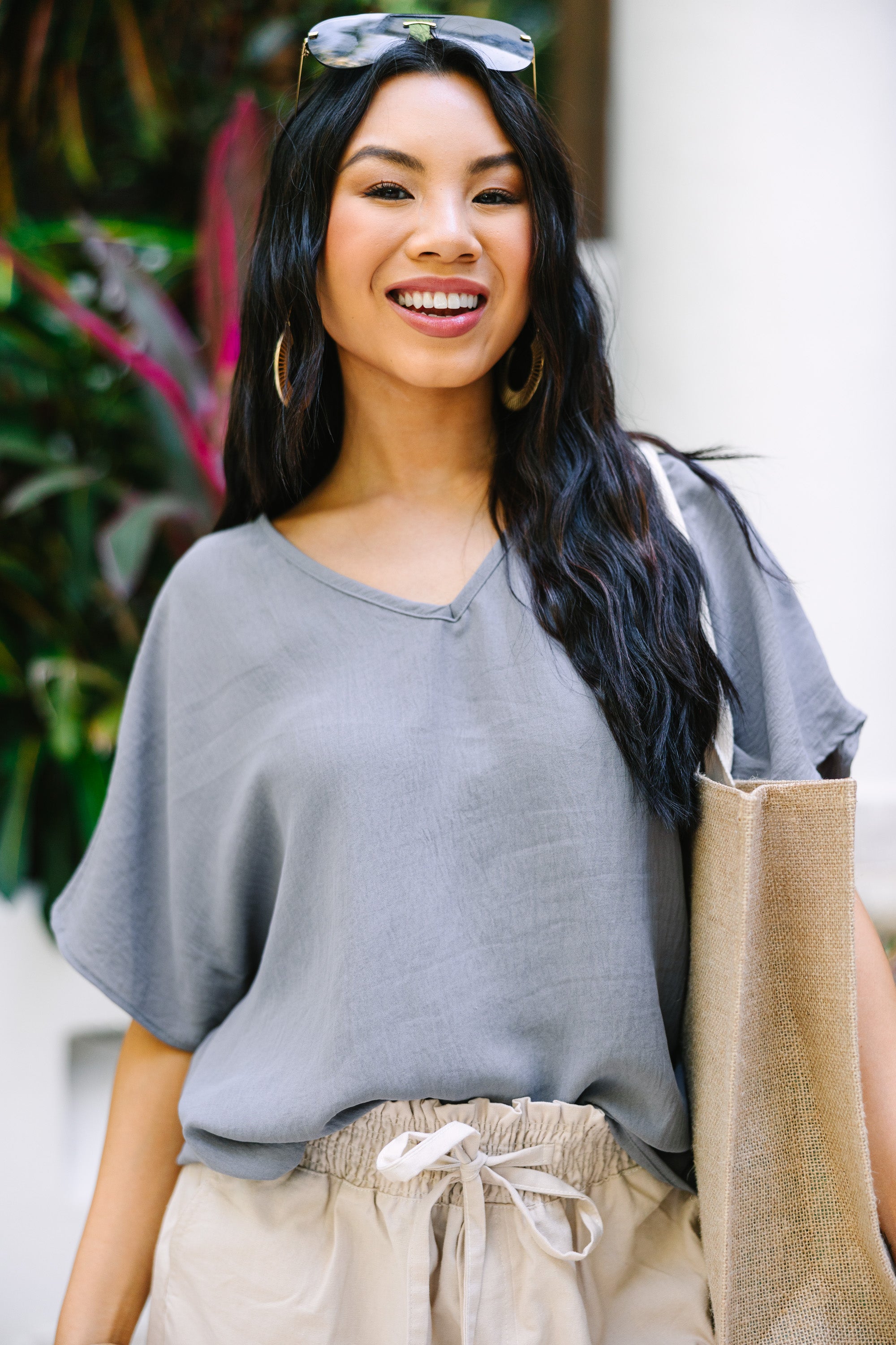 CHIRNAISHOP - Don't Wait Gray Classic Top