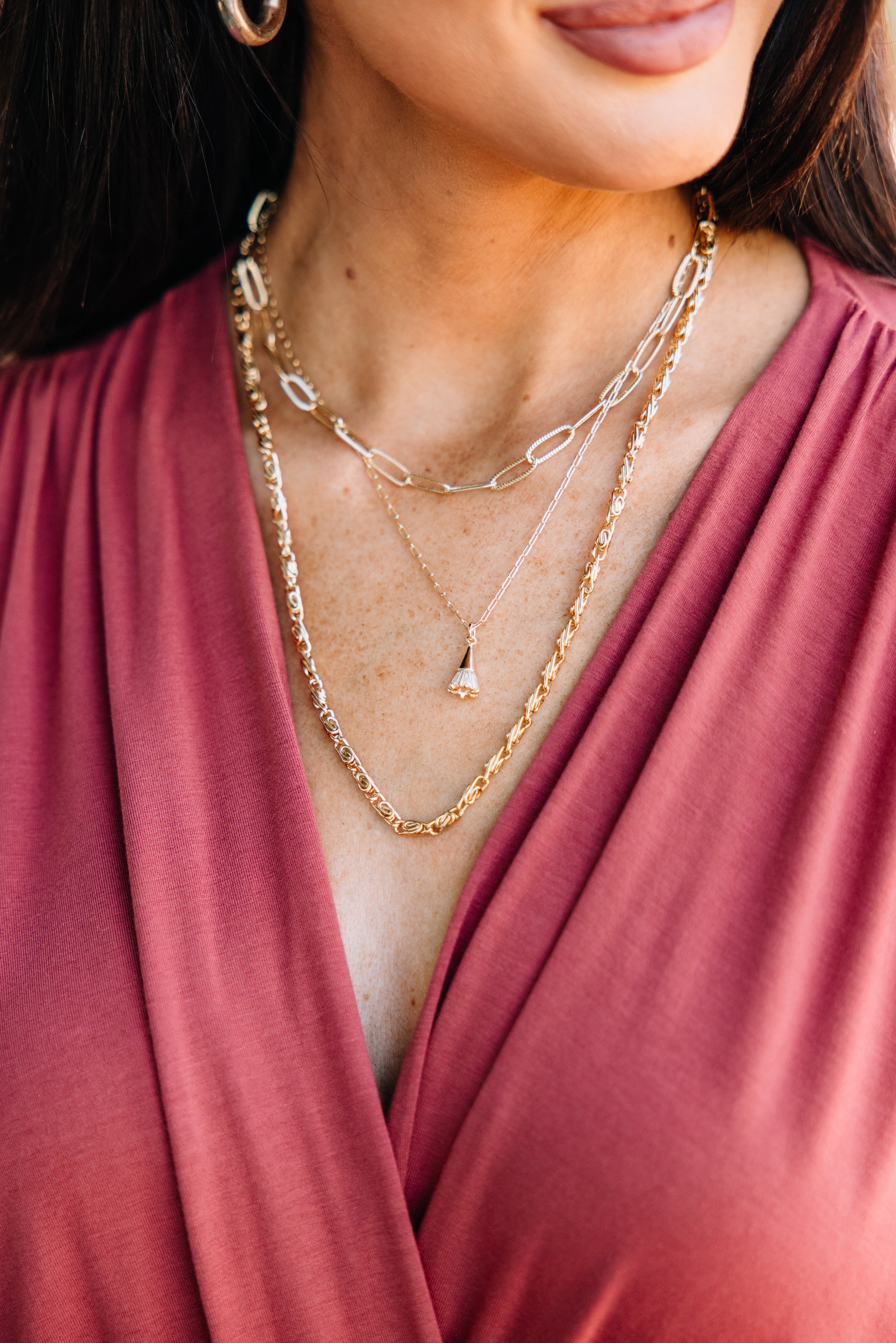 CHIRNAISHOP - Treasure Jewels: Always Chic Gold Layered Necklace