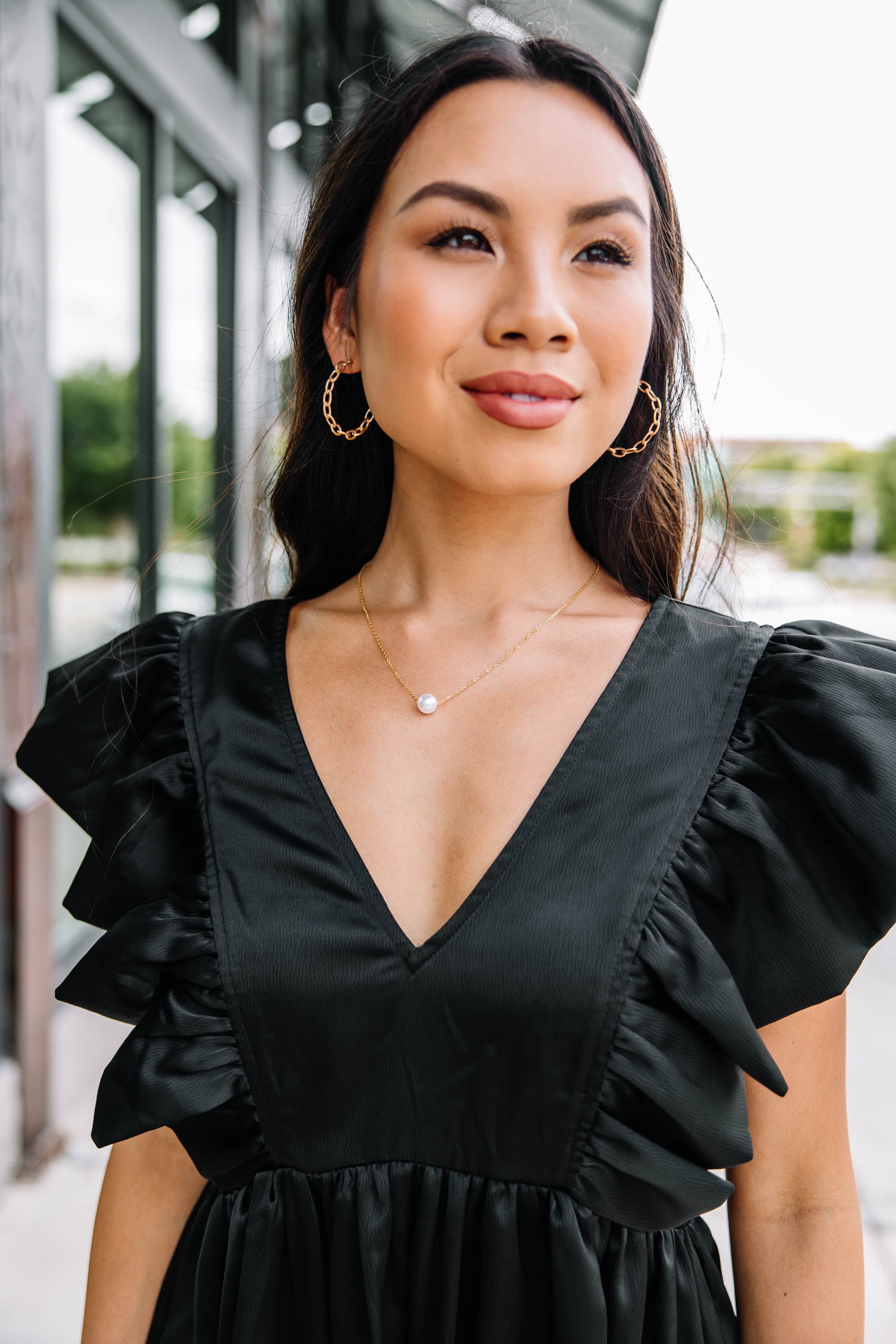 CHIRNAISHOP - Looking At You Gold Necklace