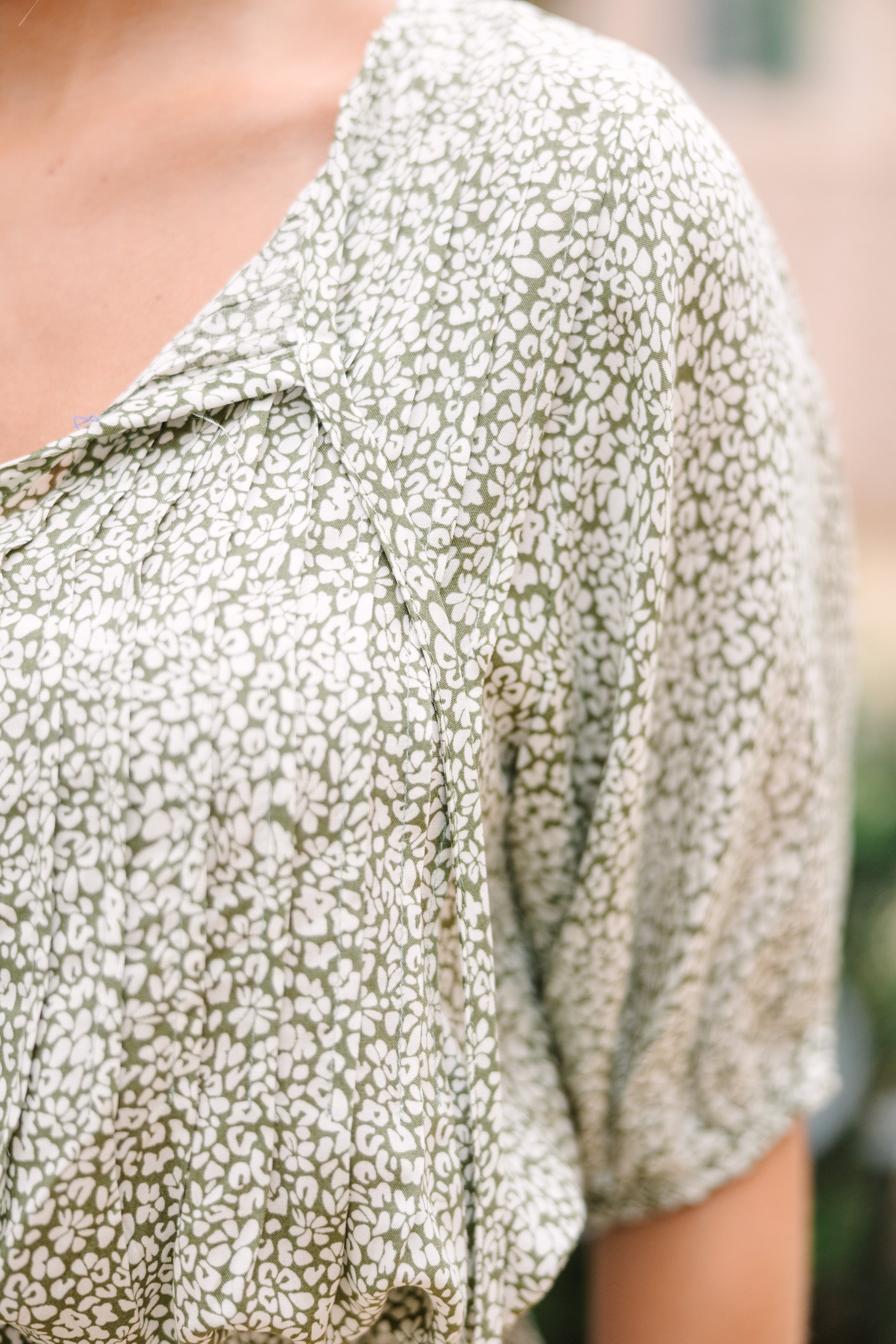 CHIRNAISHOP - Full Of Life Sage Green Leopard Set