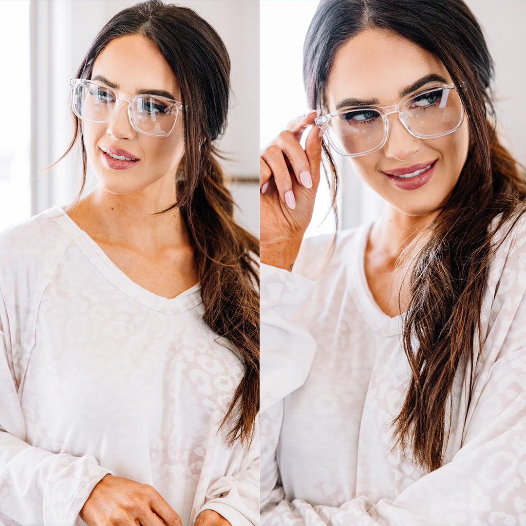 CHIRNAISHOP - In Plain Sight Clear Blue Light Glasses