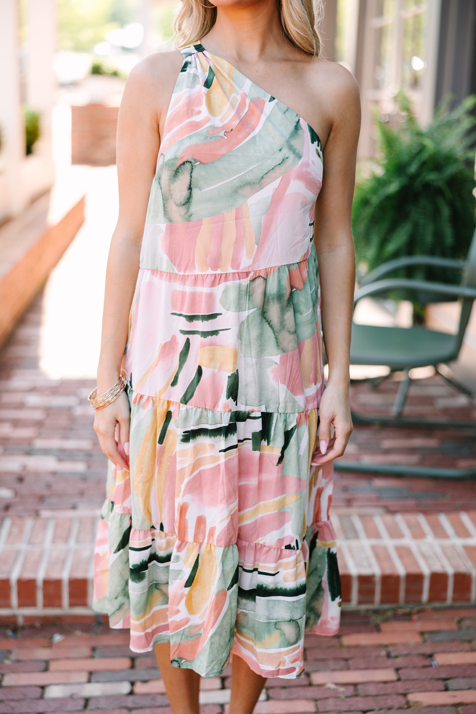 CHIRNAISHOP - Love Follows Sage Green Midi Dress