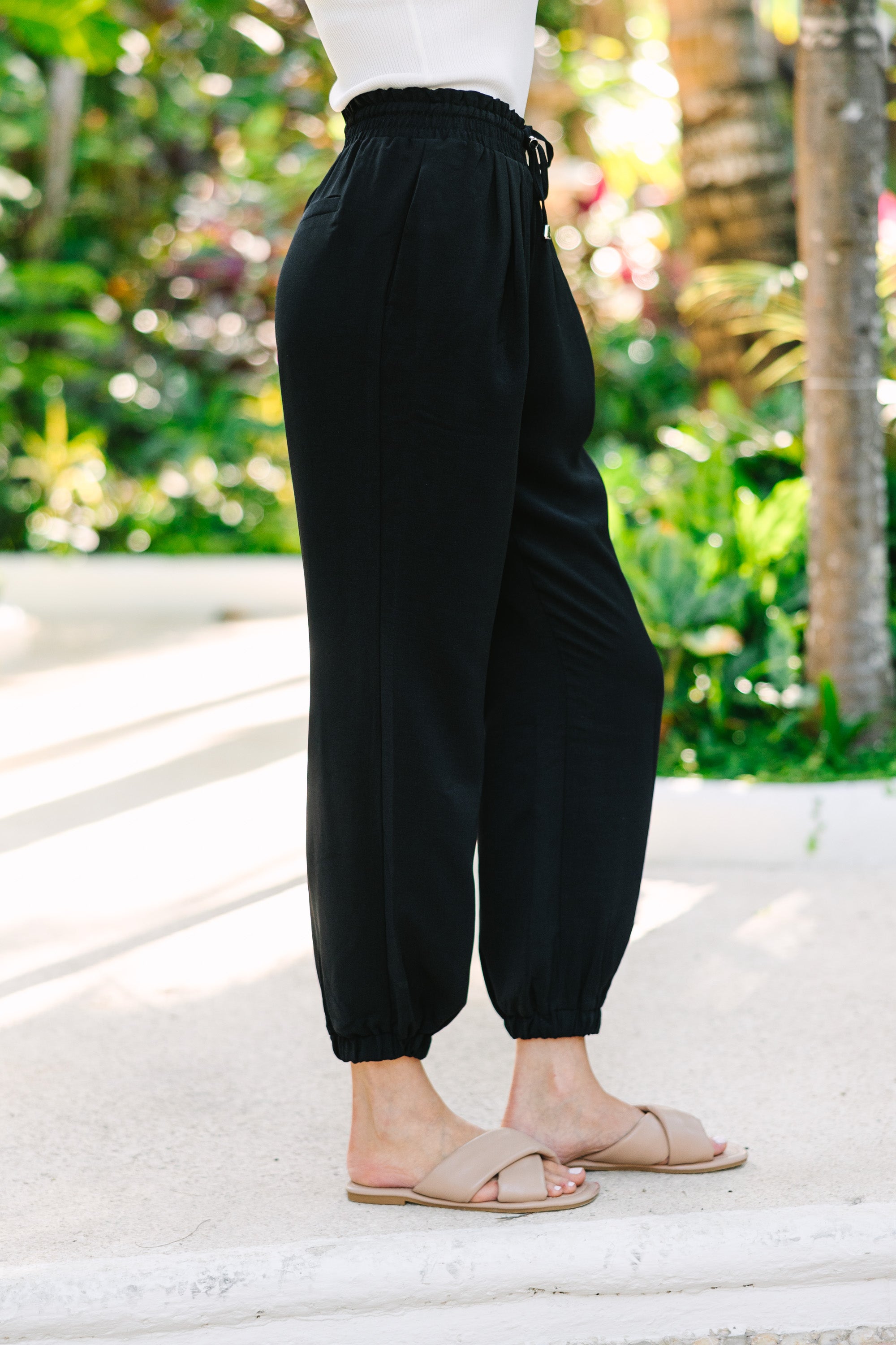 CHIRNAISHOP - Get To It Black Joggers