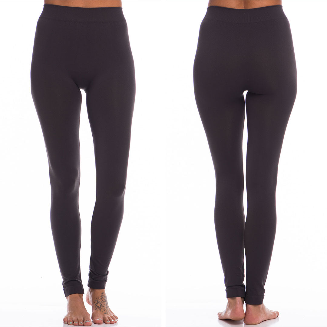 CHIRNAISHOP - Lovable Charcoal Gray Long Leggings