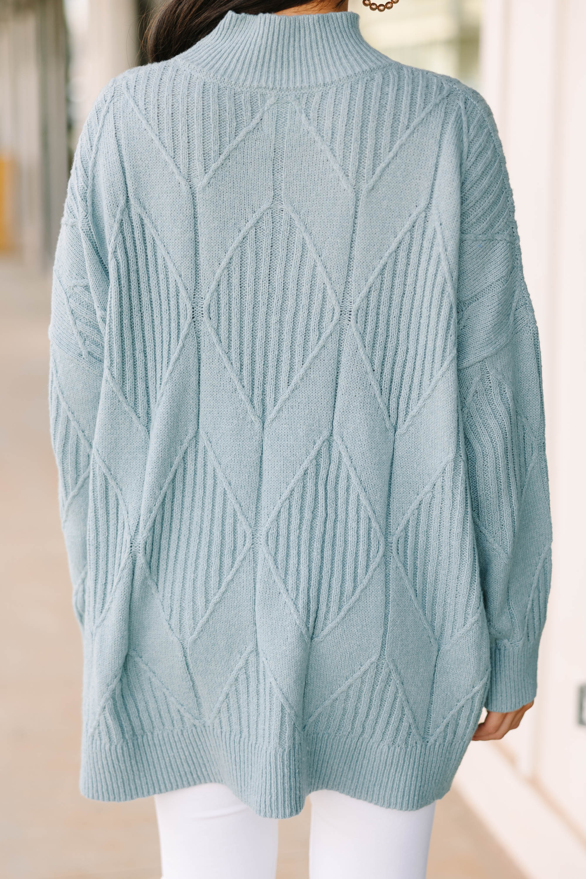 CHIRNAISHOP - Walk The Walk Light Blue Sweater