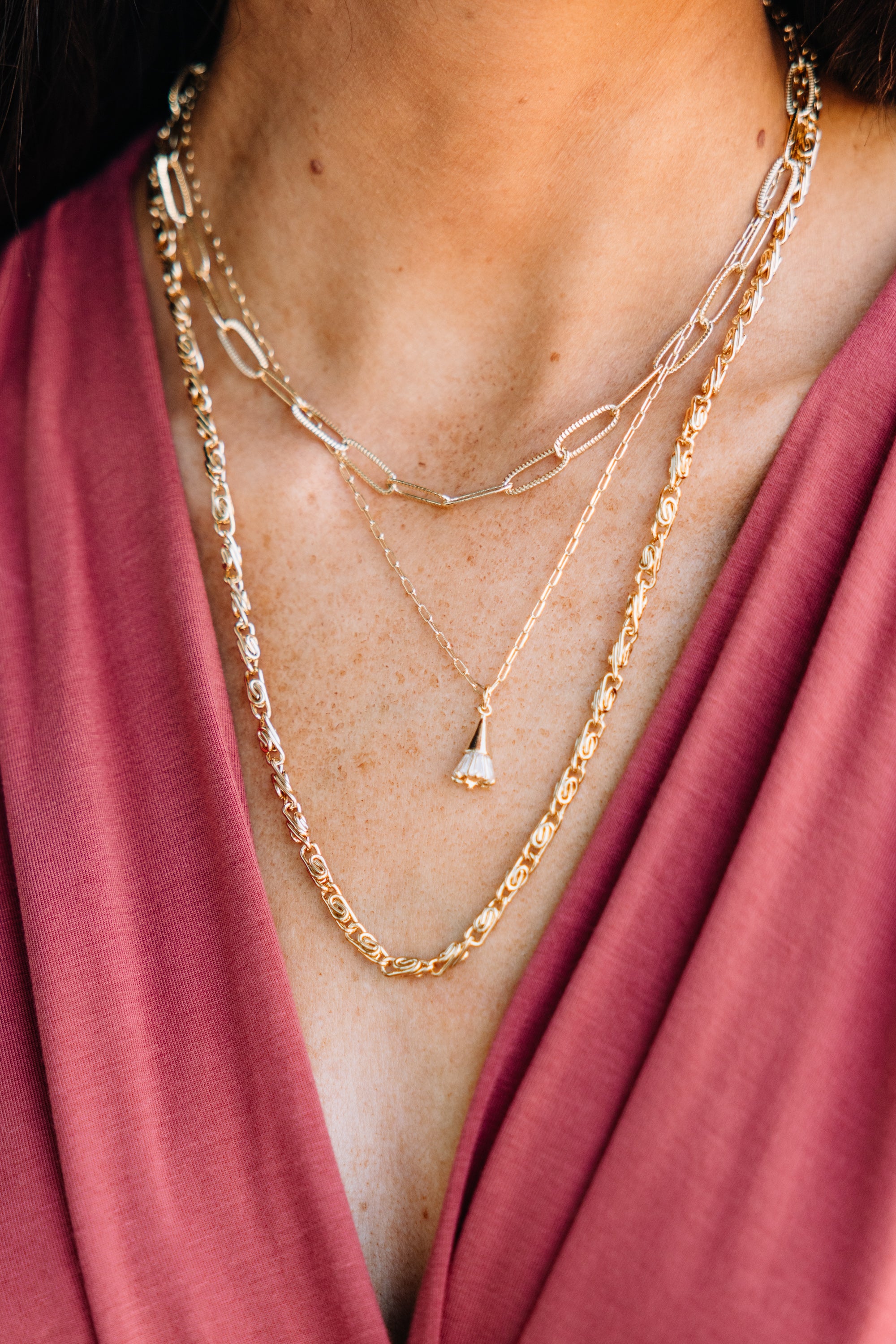 CHIRNAISHOP - Treasure Jewels: Always Chic Gold Layered Necklace