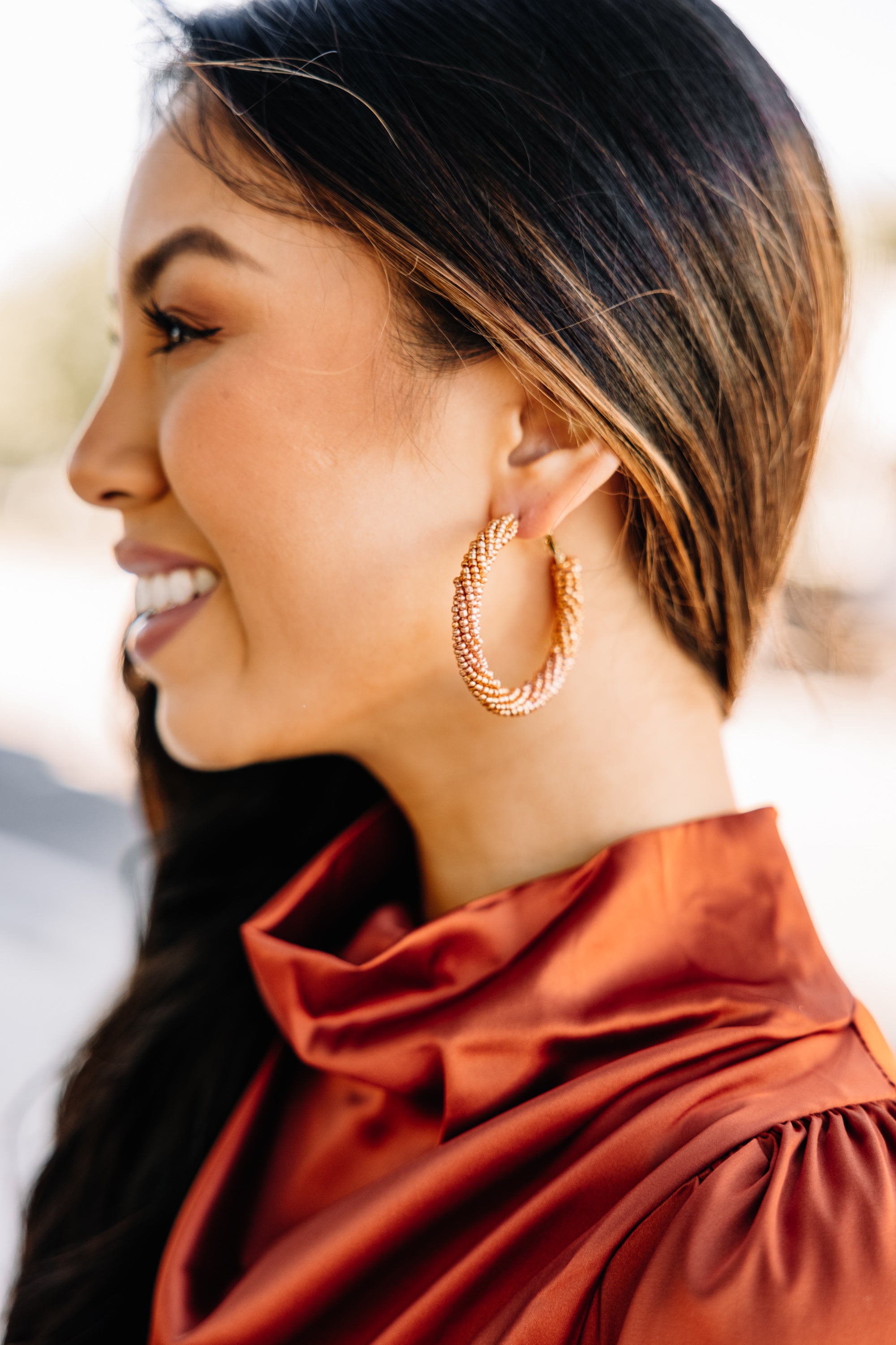 CHIRNAISHOP - Just Feels Right Copper Earrings