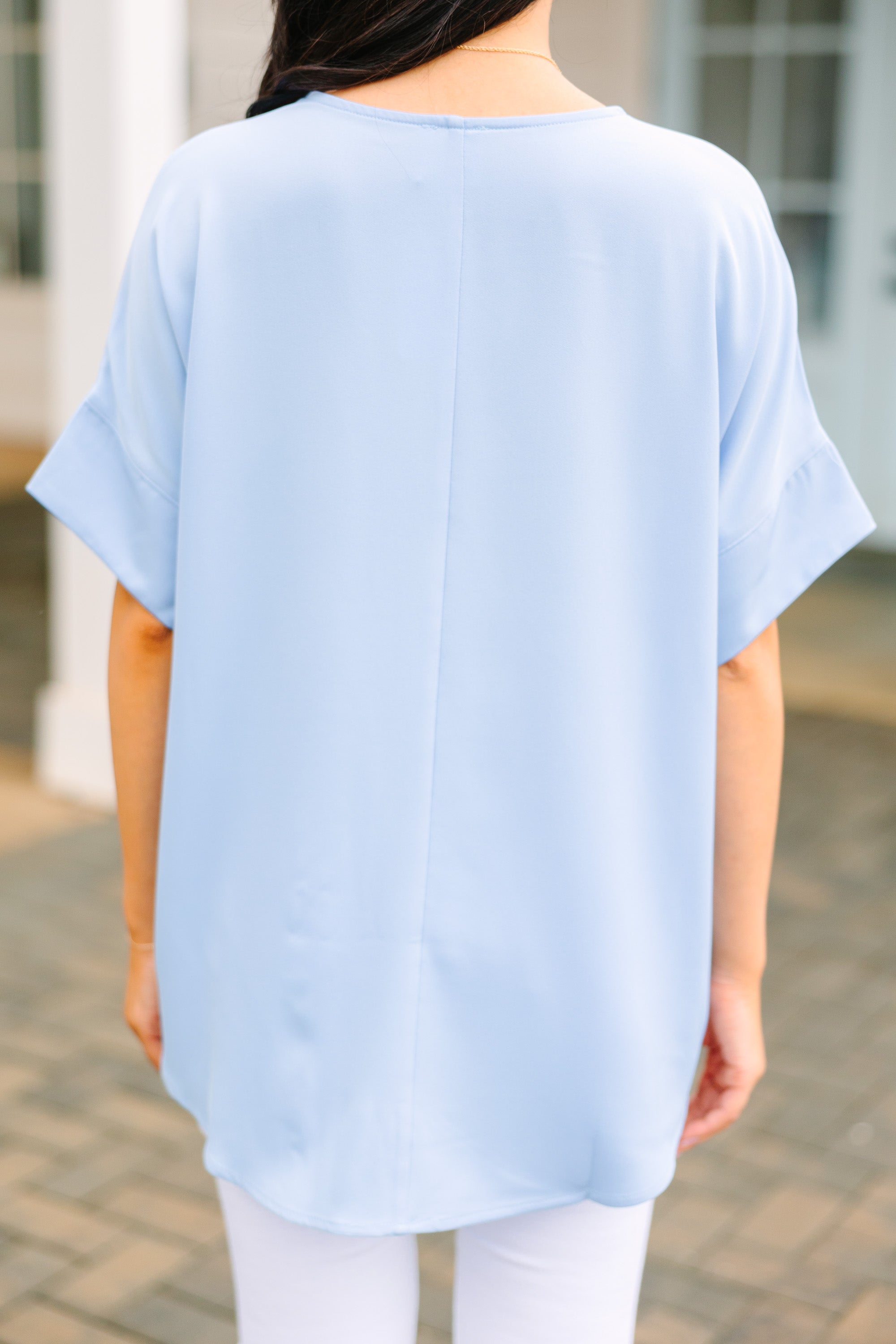 CHIRNAISHOP - This Is Why Spring Blue Top