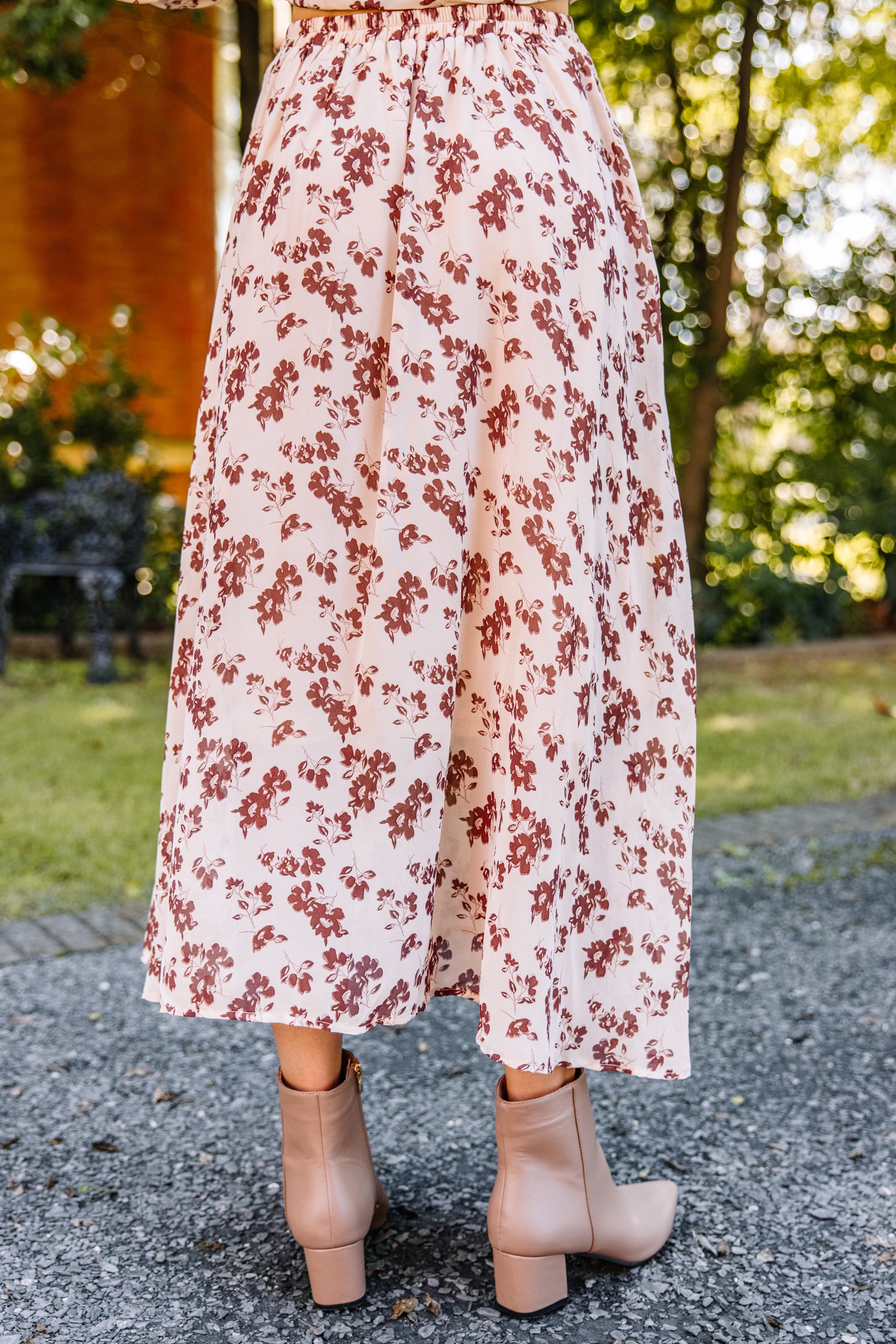 CHIRNAISHOP - Better Together Brick Red Ditsy Floral Set