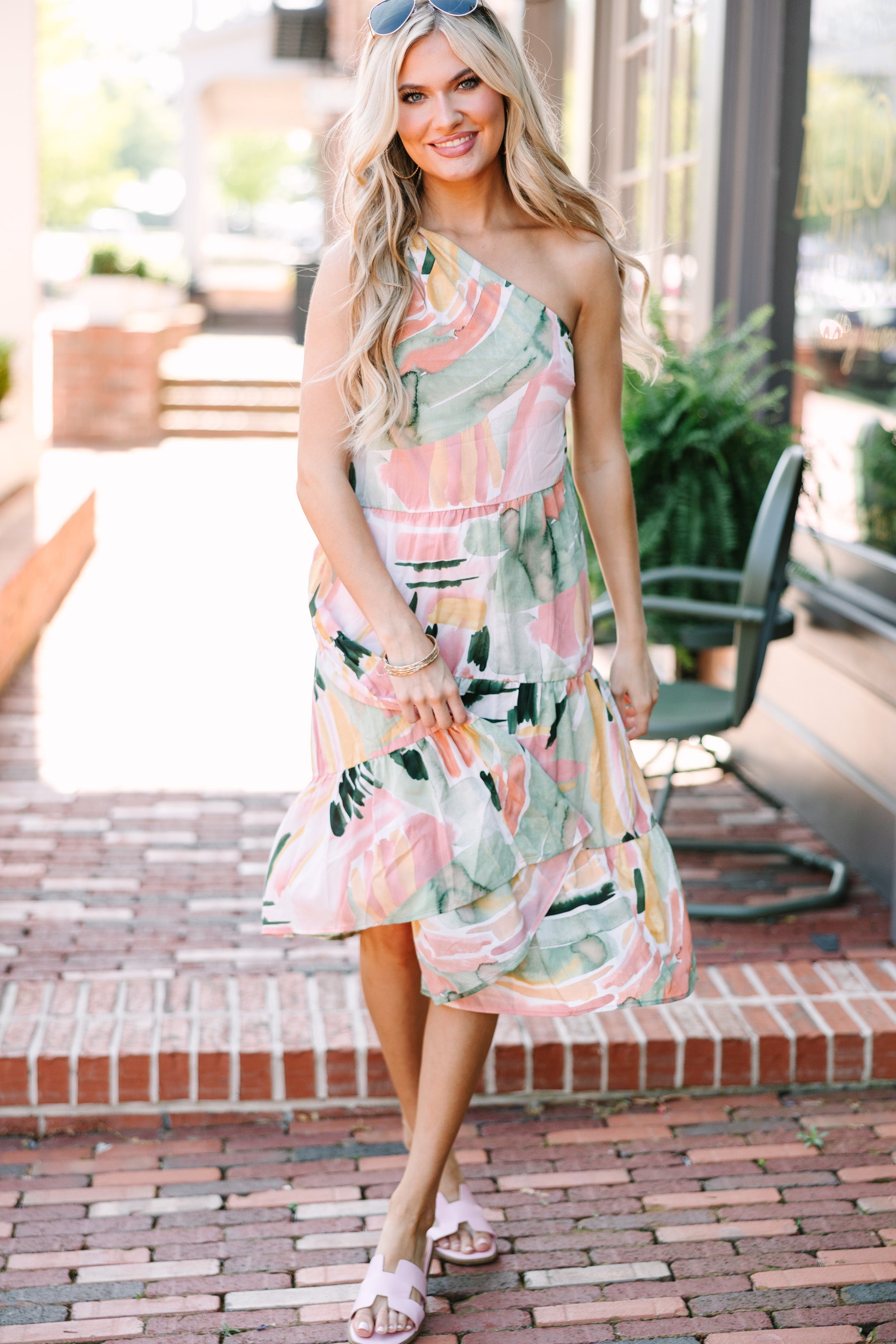 CHIRNAISHOP - Love Follows Sage Green Midi Dress