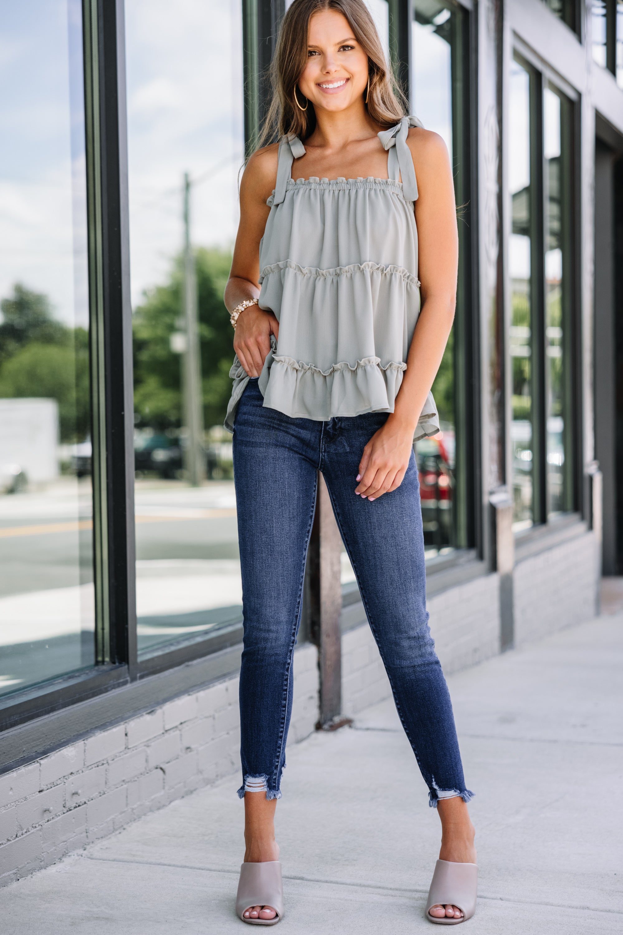 CHIRNAISHOP - KanCan: Just Ask Dark Wash High Rise Skinny Jeans