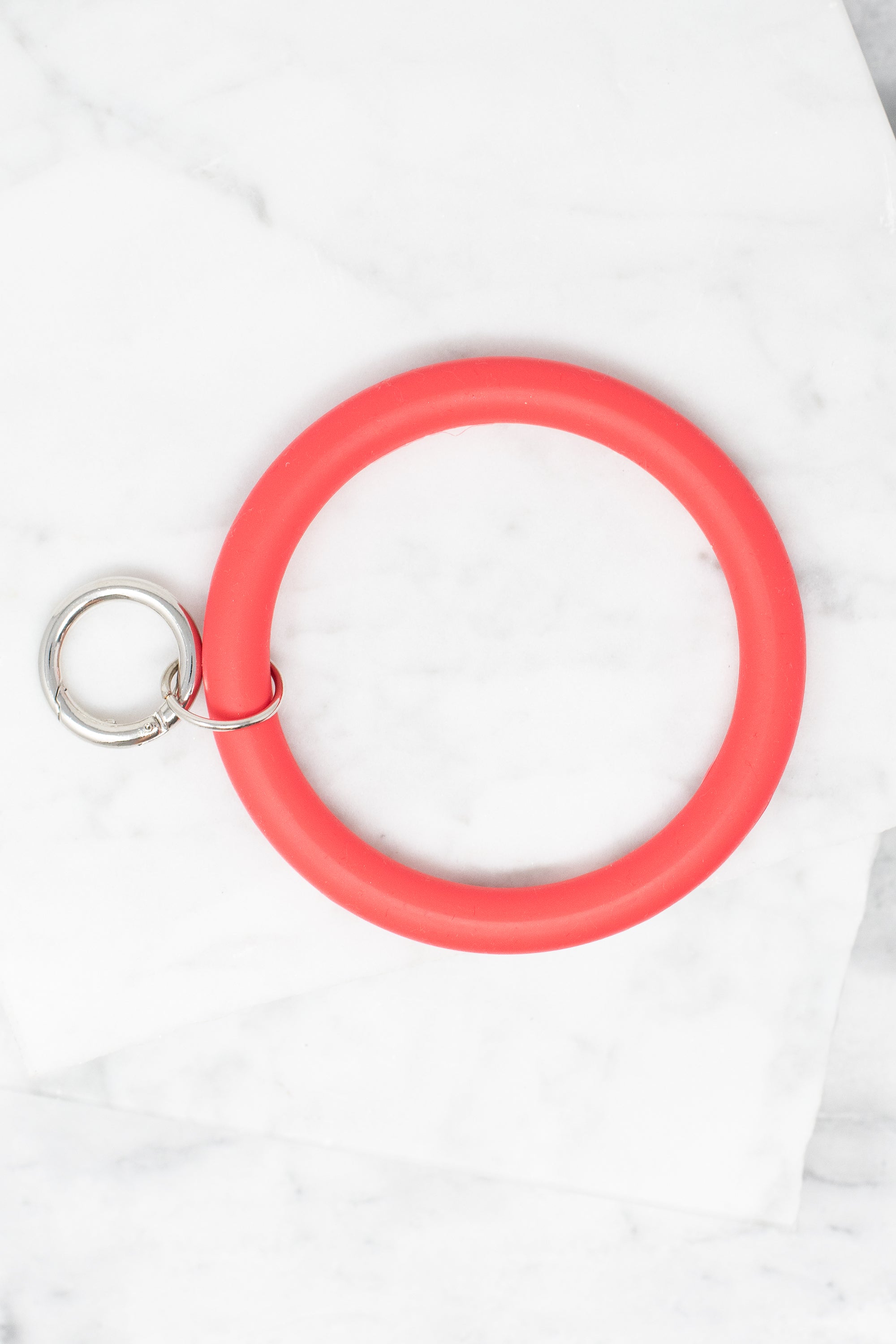 CHIRNAISHOP - Here For The Fun Red Bracelet Key Ring