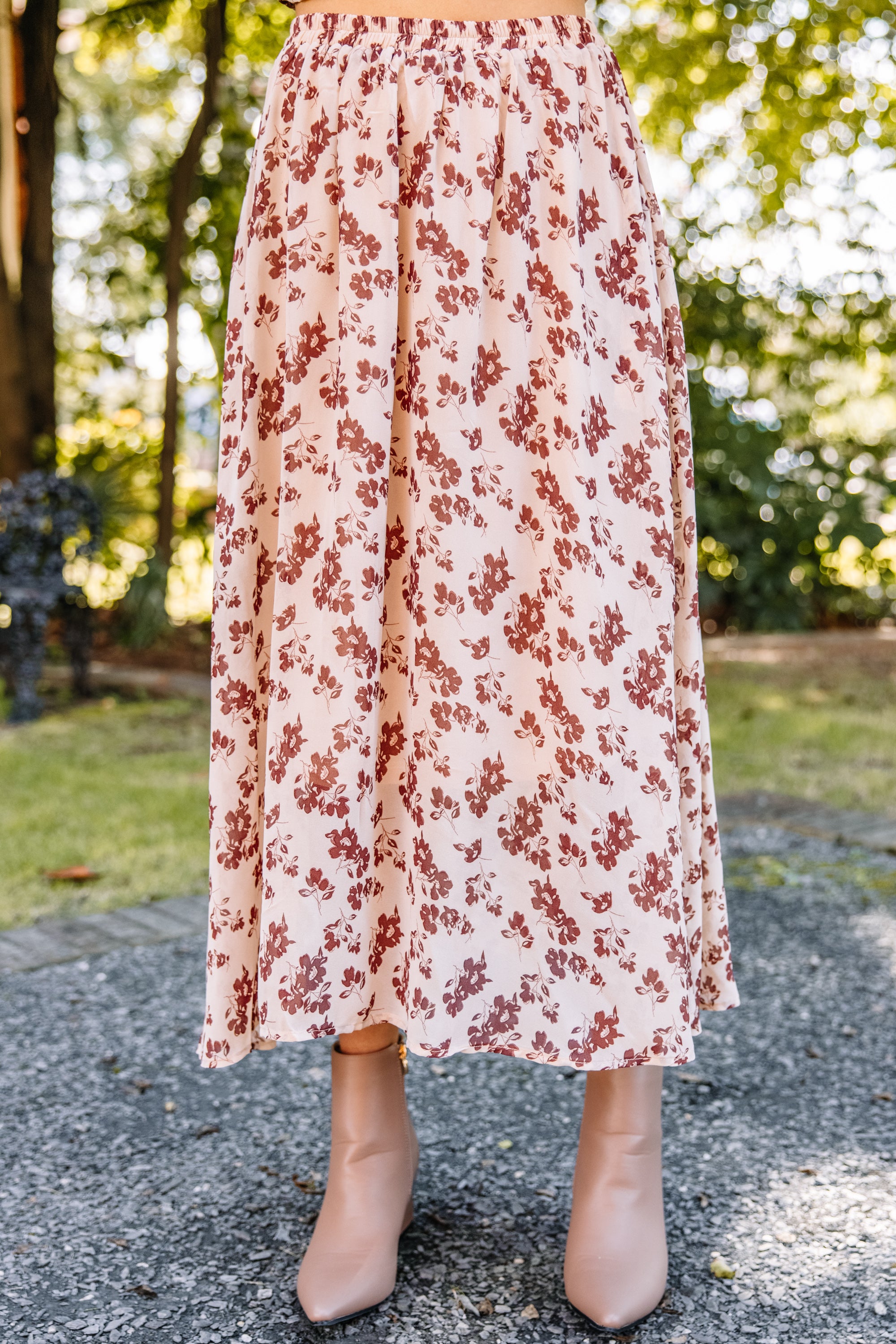 CHIRNAISHOP - Better Together Brick Red Ditsy Floral Set