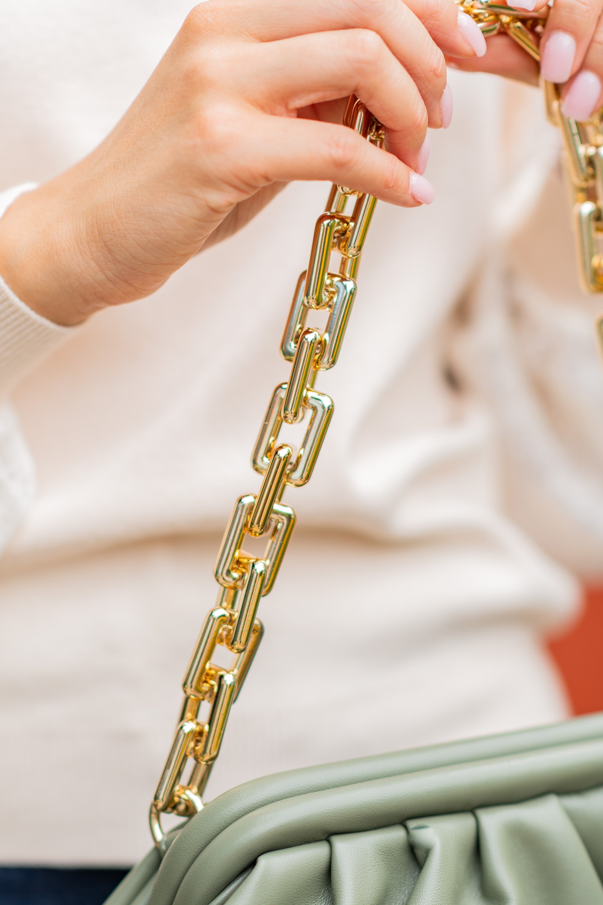 CHIRNAISHOP - Speak Your Mind Olive Green Purse