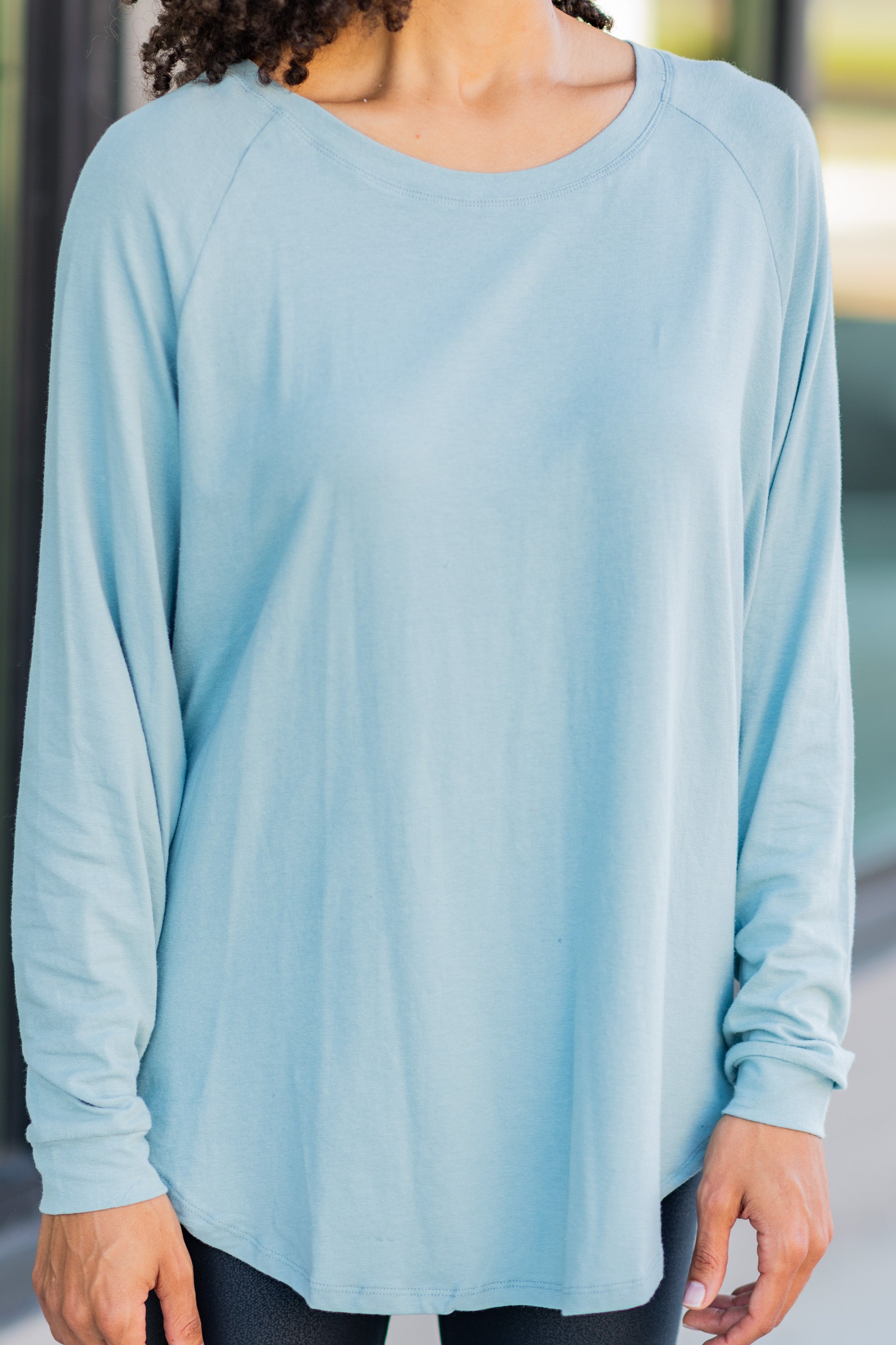 CHIRNAISHOP - Easy Like Sunday Mineral Mint Green Tunic