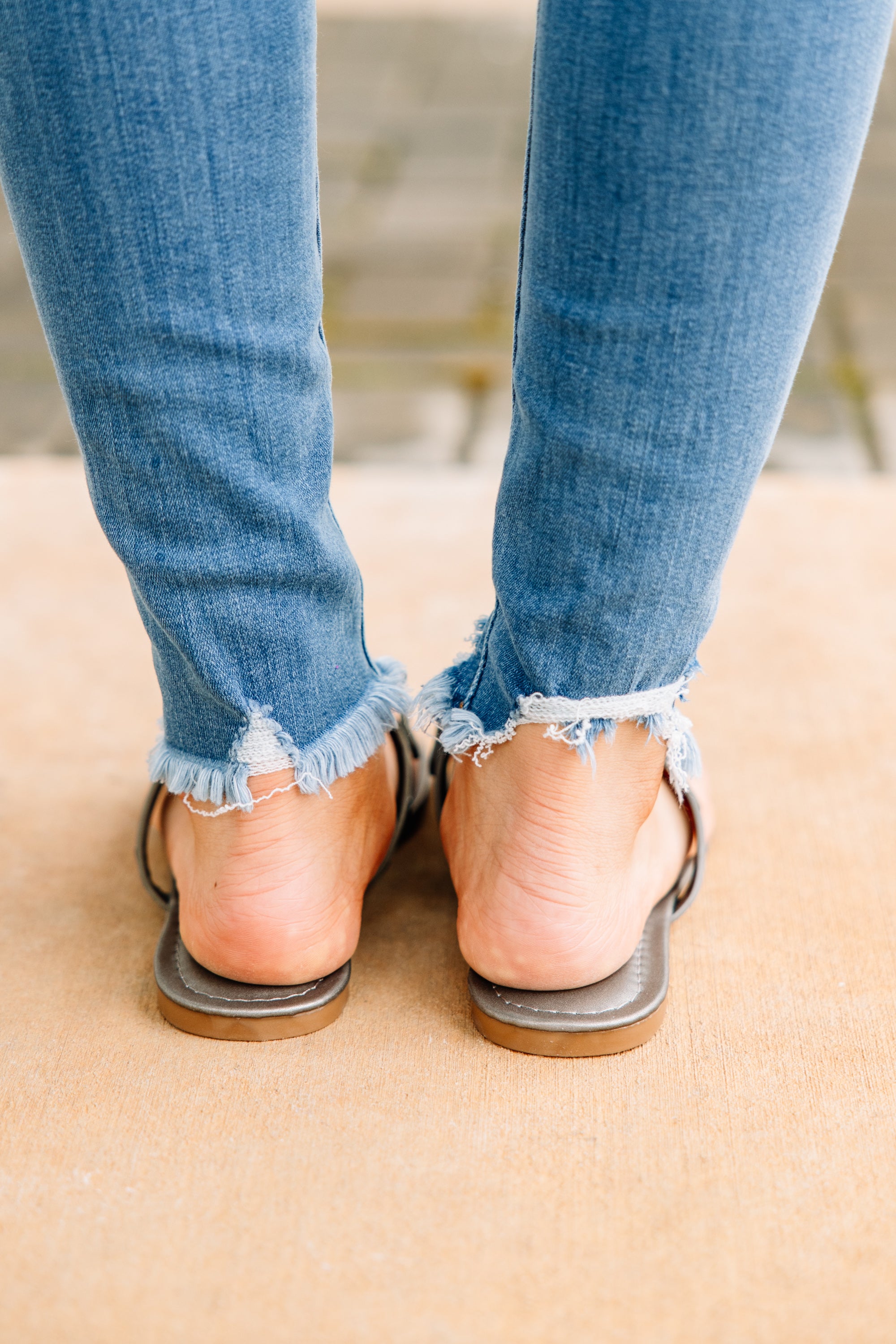CHIRNAISHOP - The Sky Is The Limit Pewter Gray Sandals