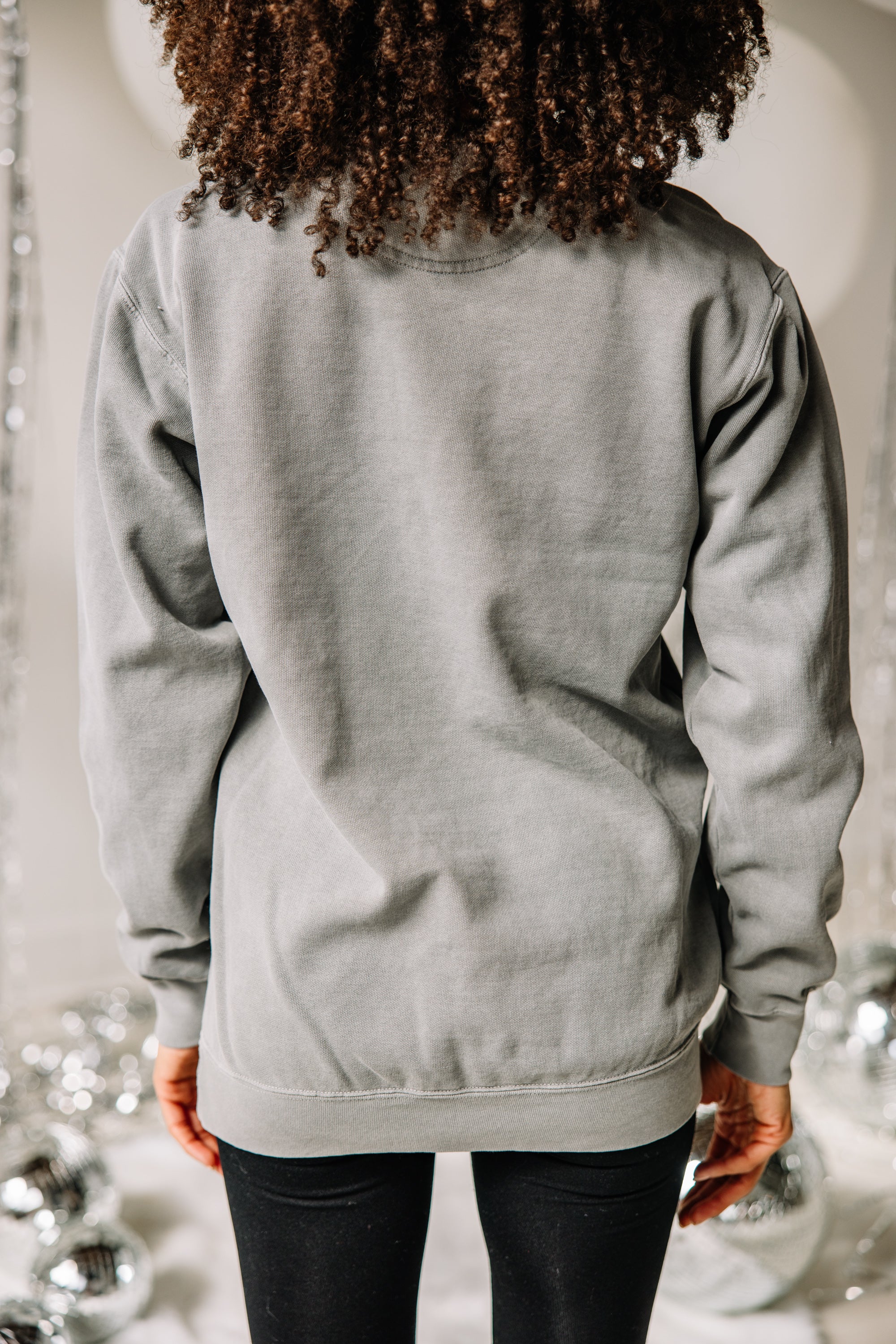CHIRNAISHOP - Comfort Colors: Probably Late Gray Graphic Sweatshirt