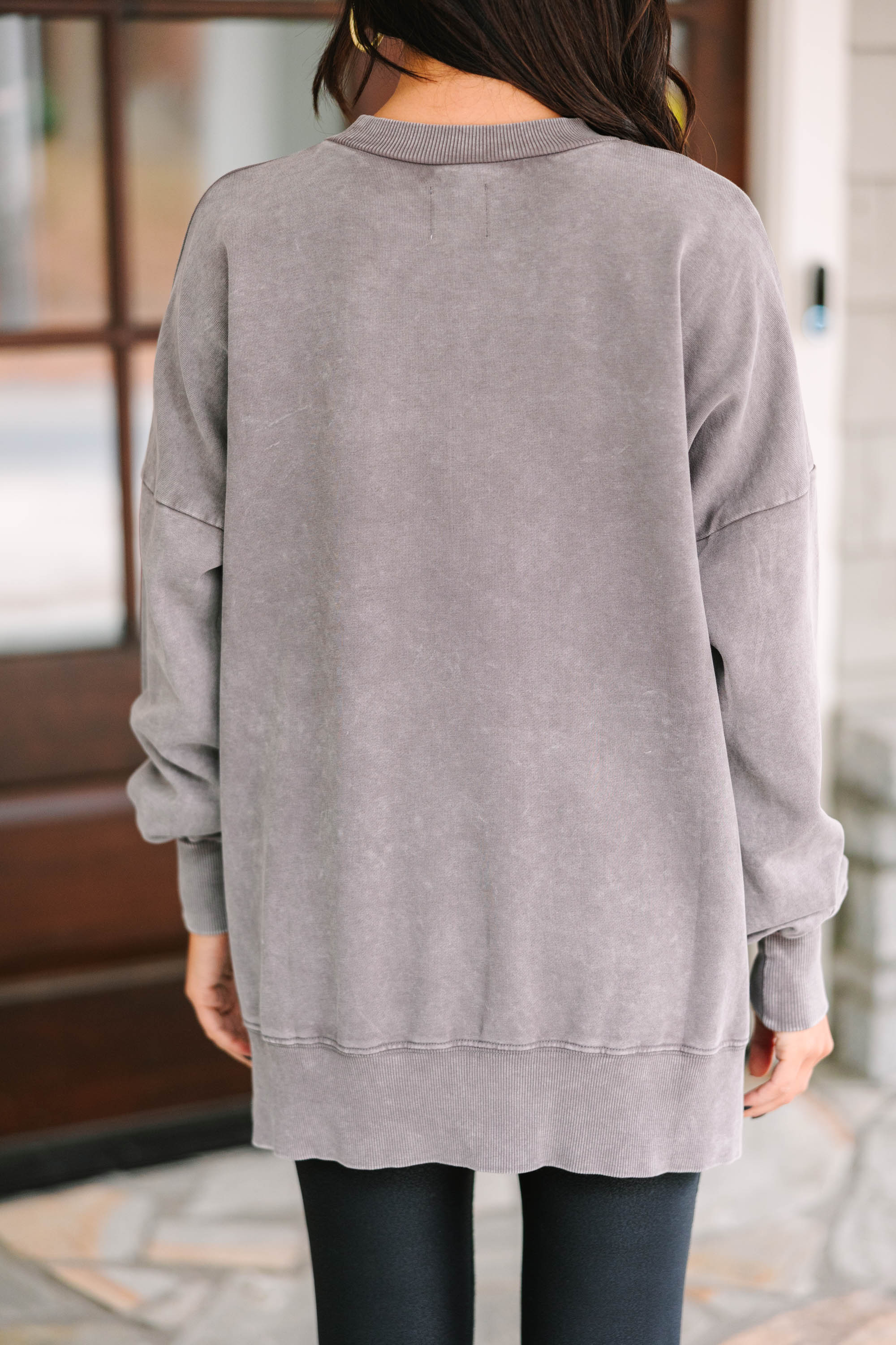 CHIRNAISHOP - The Slouchy Gray Pullover