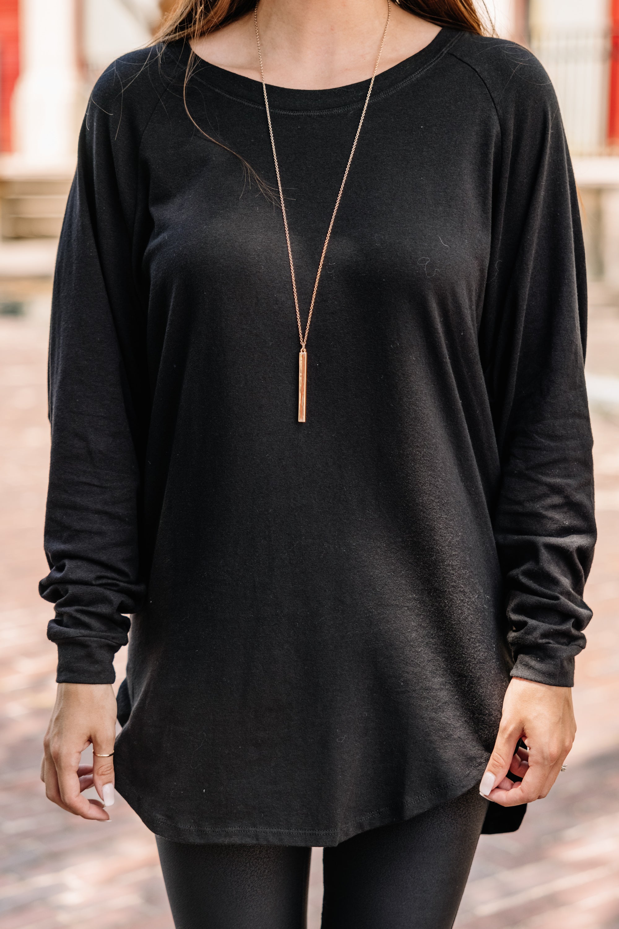 CHIRNAISHOP - Easy Like Sunday Black Tunic