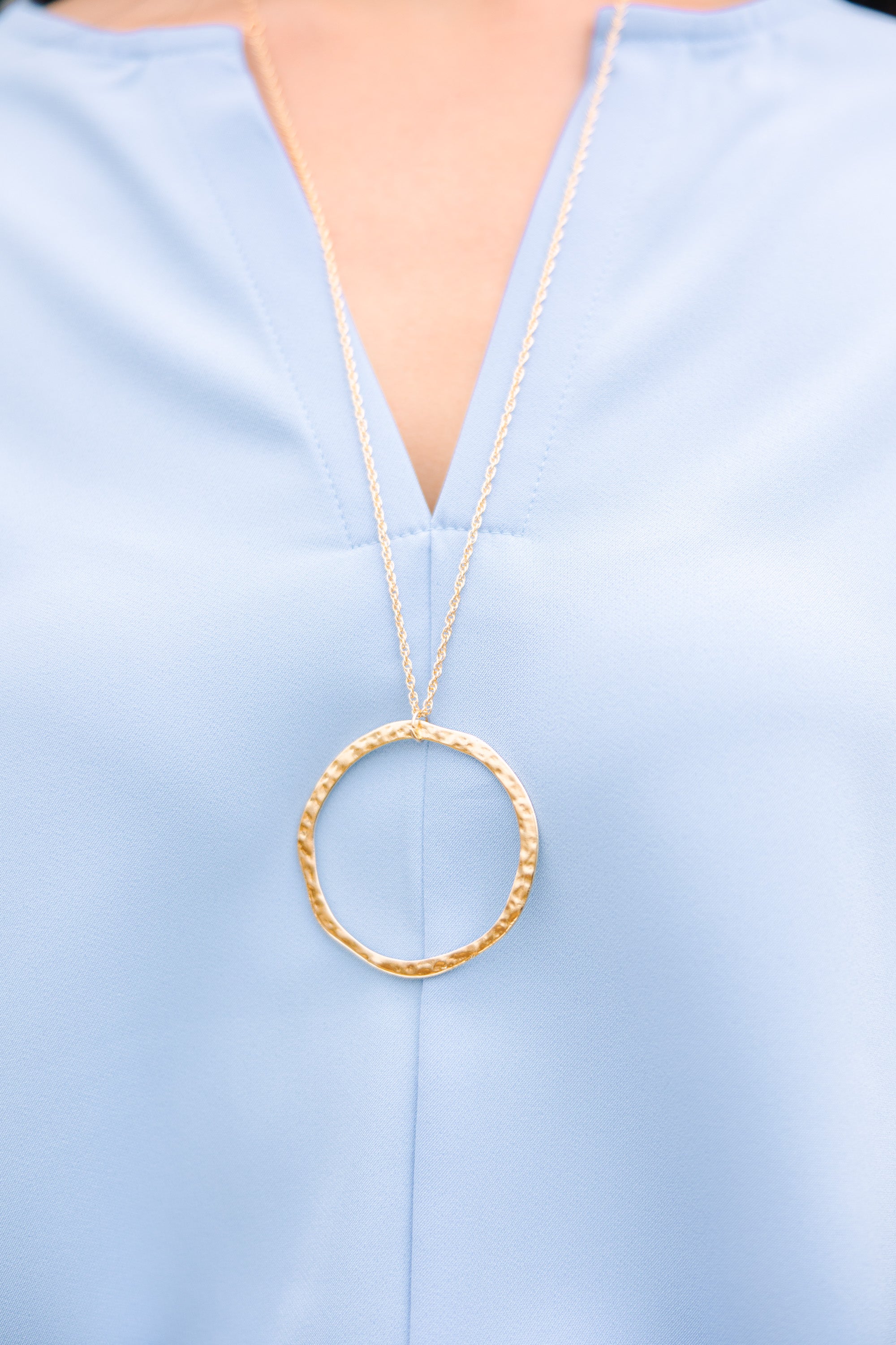 CHIRNAISHOP - As Always Gold Pendant Necklace
