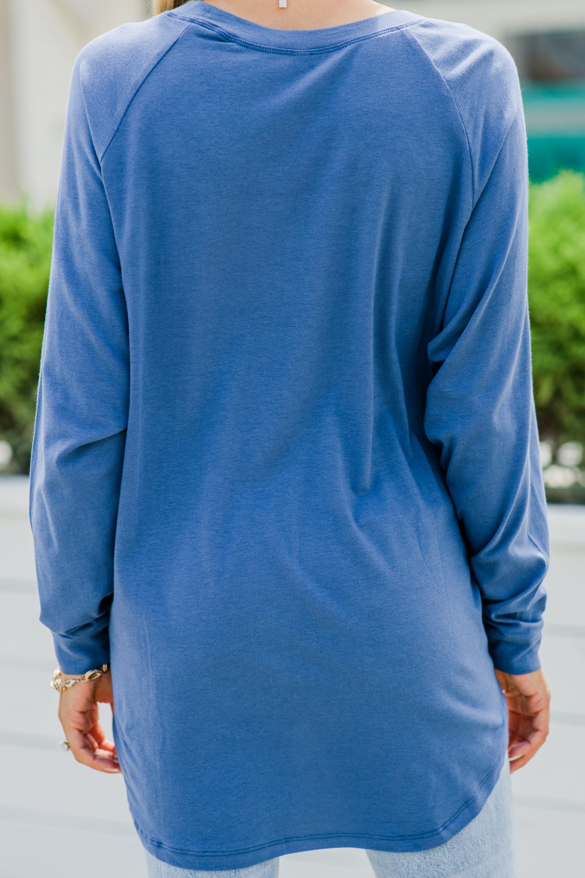CHIRNAISHOP - Easy Like Sunday Denim Blue Tunic
