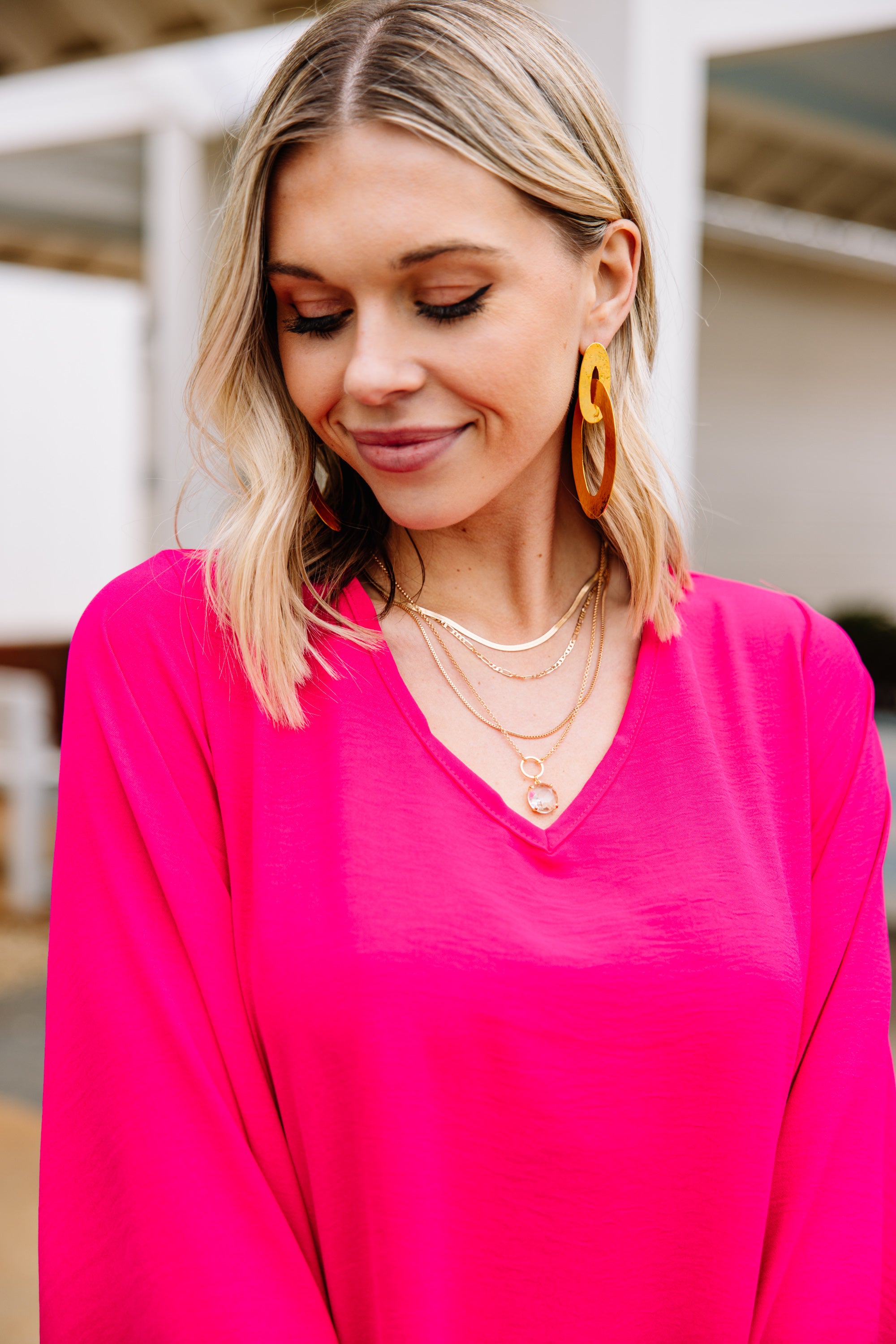 CHIRNAISHOP - Give It A Try Gold Layered Necklace