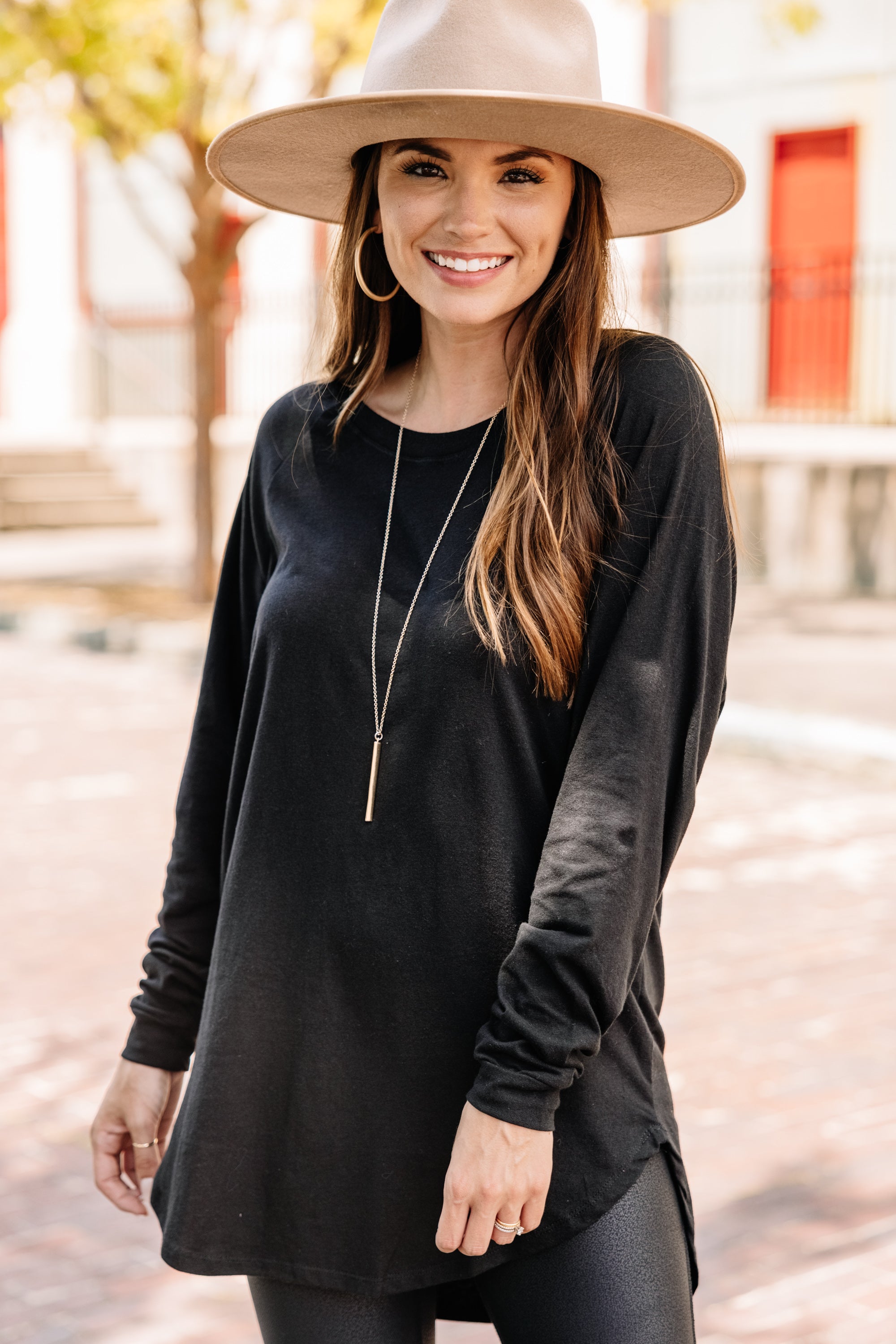 CHIRNAISHOP - Easy Like Sunday Black Tunic