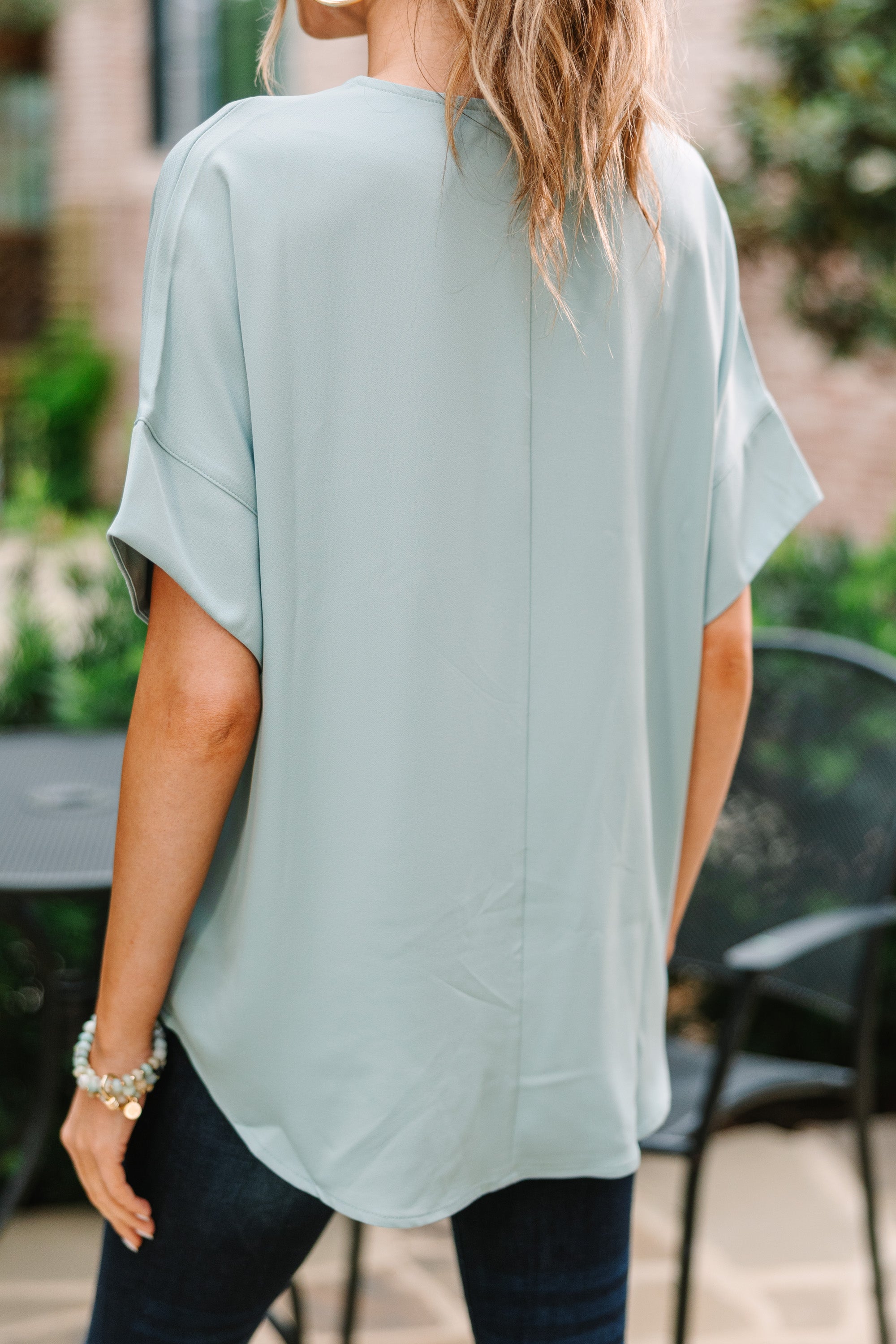 CHIRNAISHOP - This Is Why Light Green Top