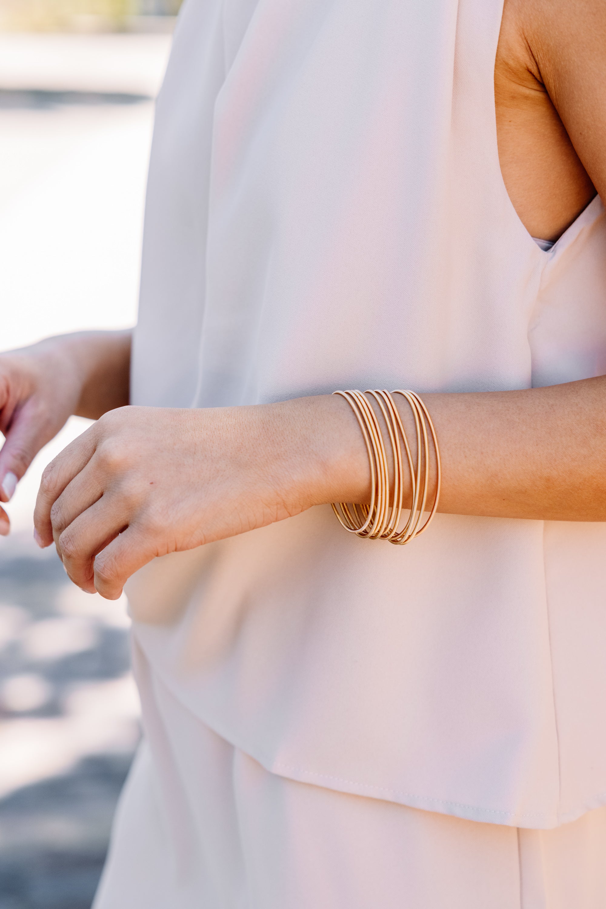 CHIRNAISHOP - Where You Are Gold Bracelet Set
