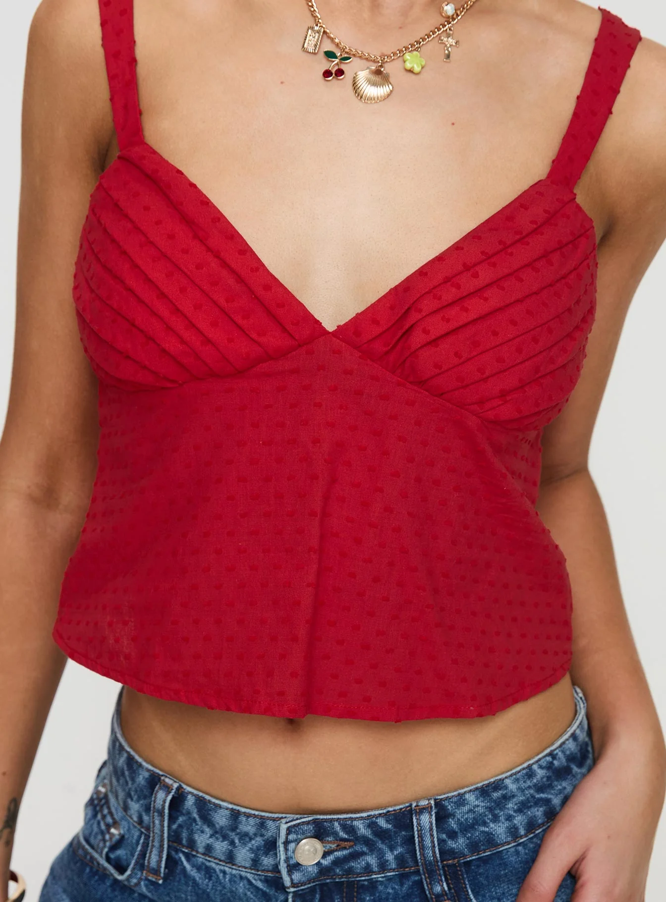 Prevost Cami Top Red