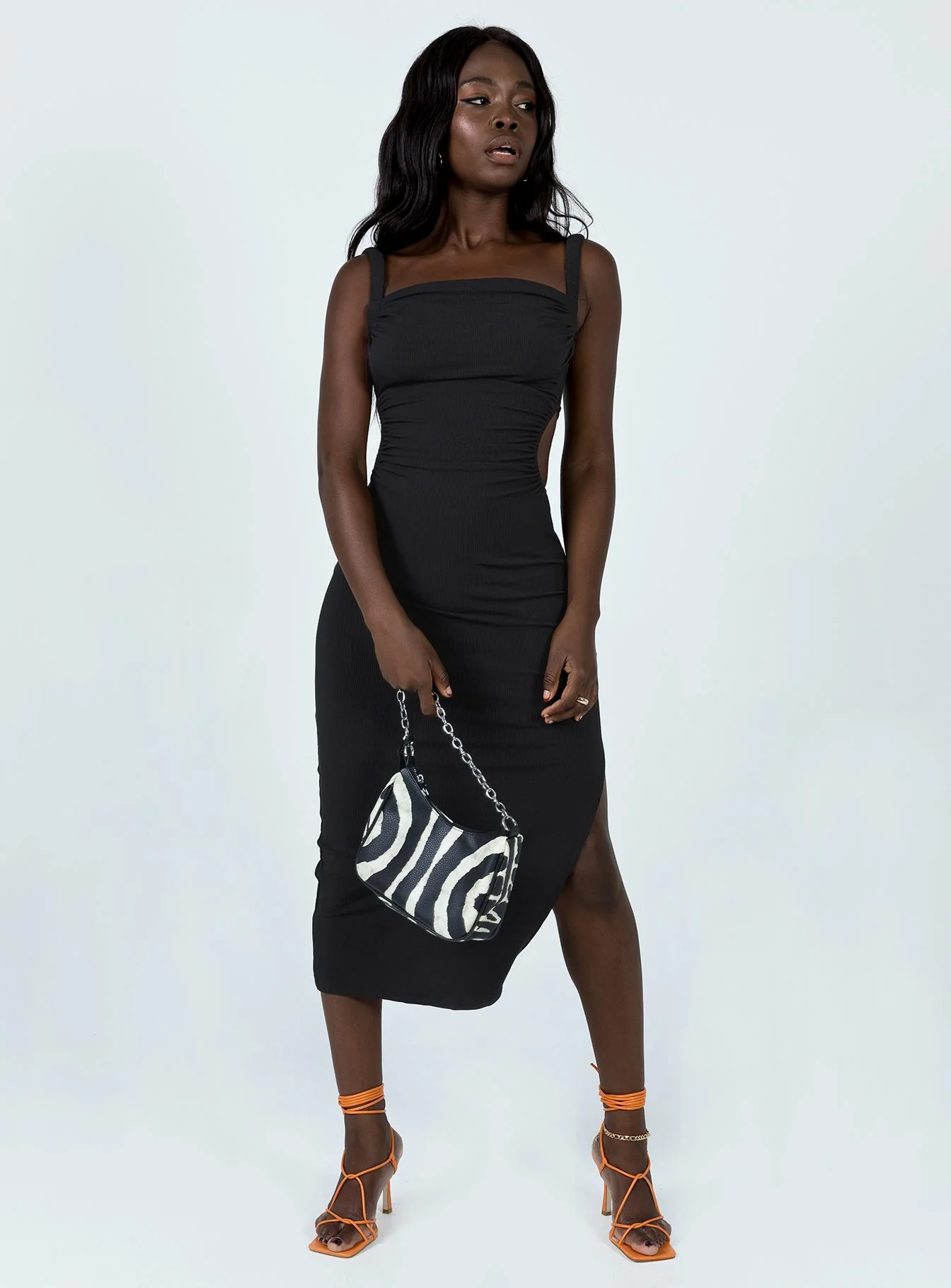 Lainey Midi Dress Black