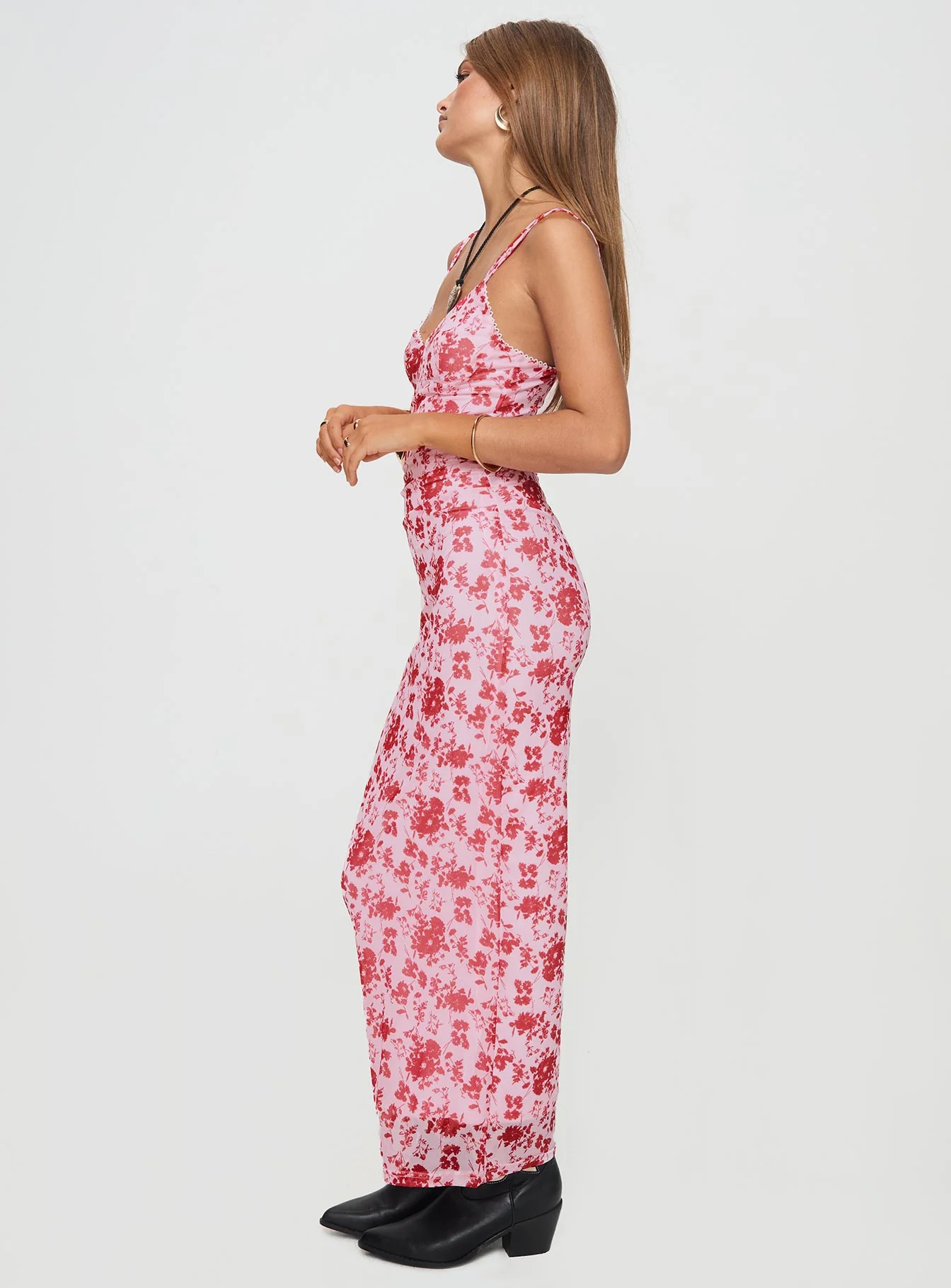 Cotter Maxi Dress Pink / Floral