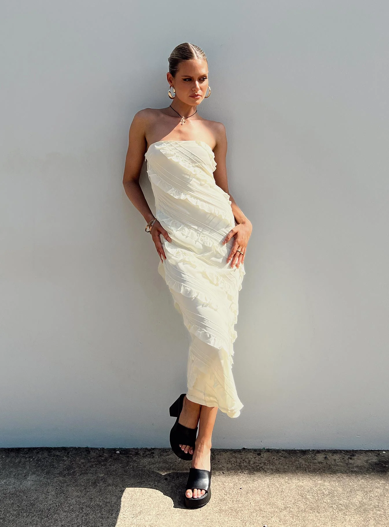 Baylie Maxi Dress Yellow