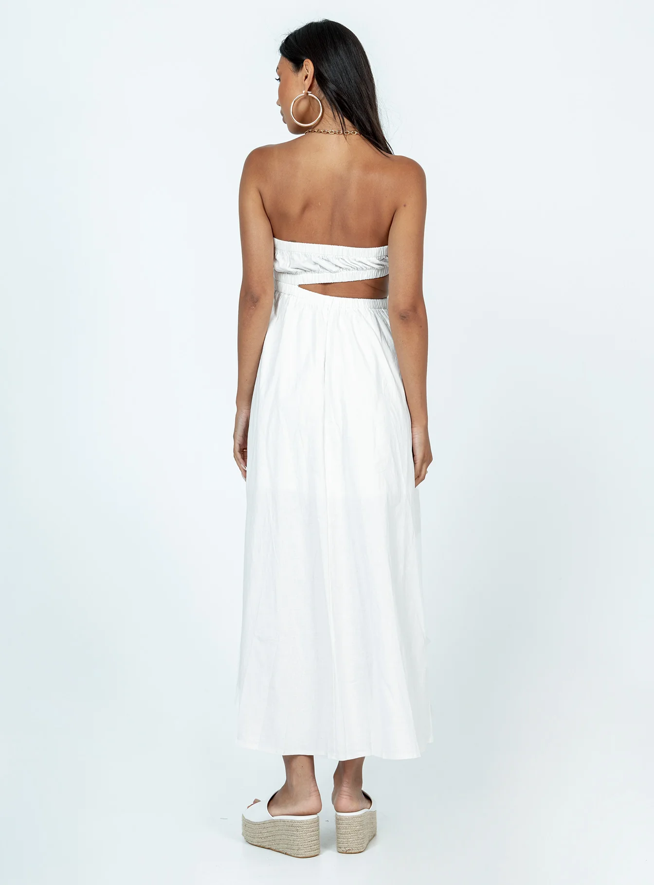 Raquel Midi Dress White