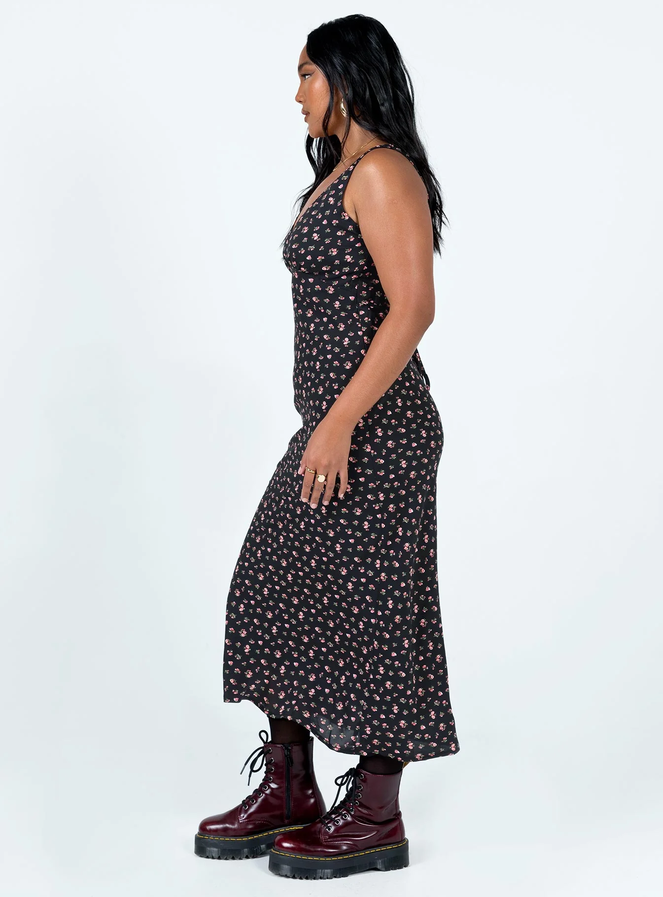 Sariah Midi Dress Black