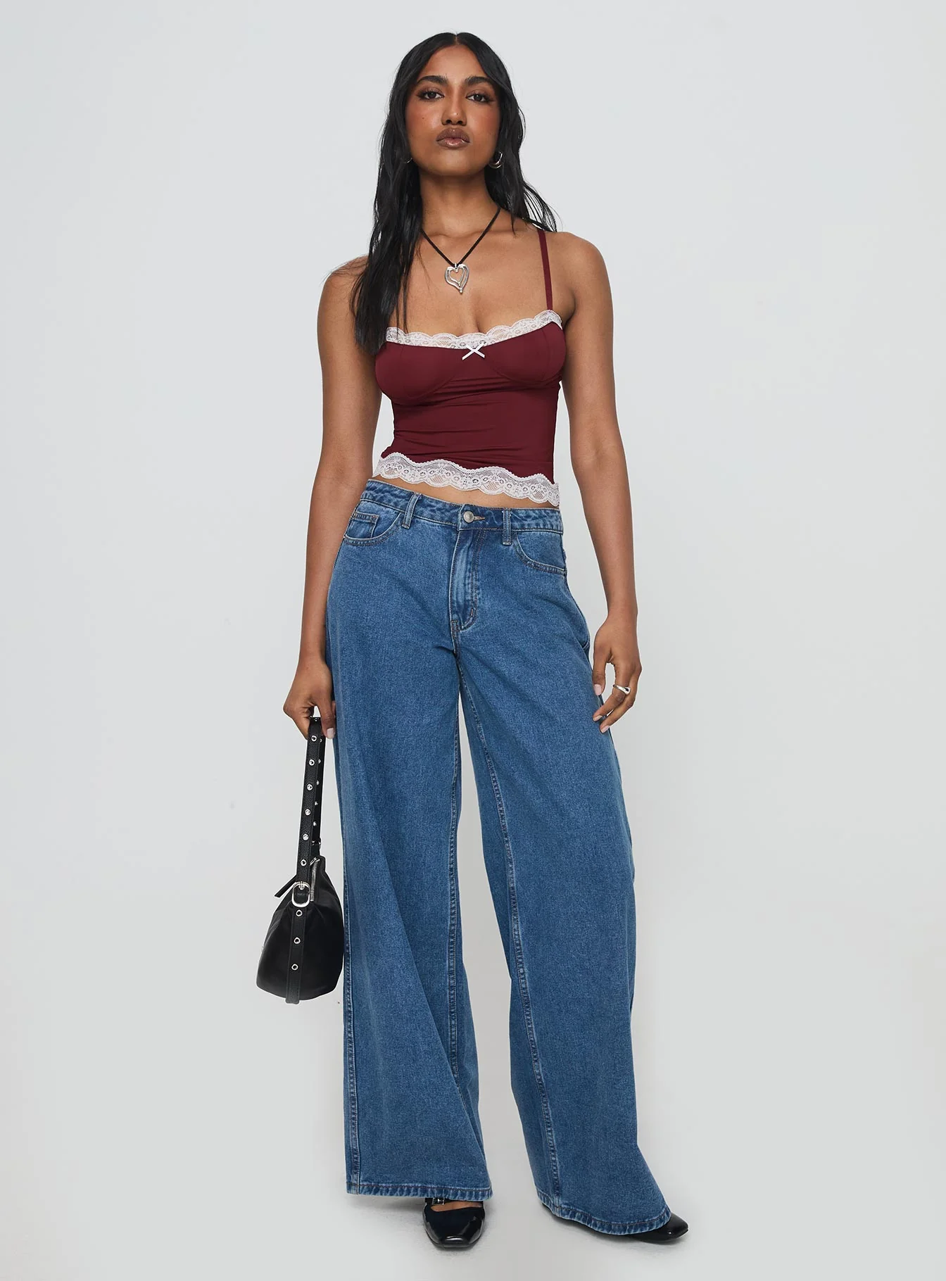 Top Model Cami Burgundy