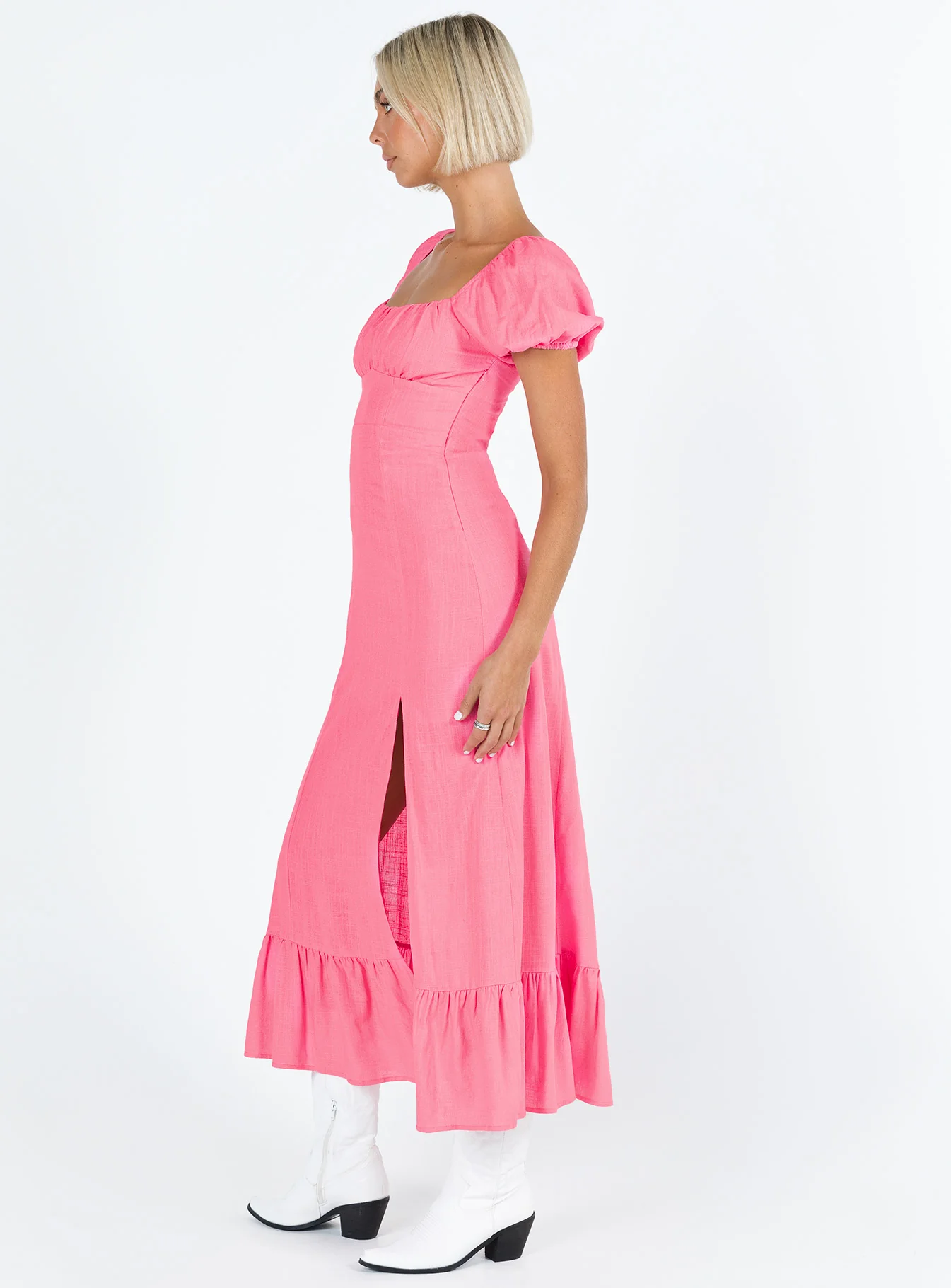 Zella Midi Dress Pink